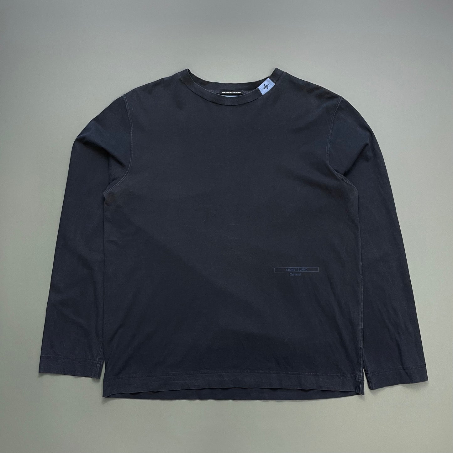 Stone Island Denims Navy AW03 Long Sleeve Tee