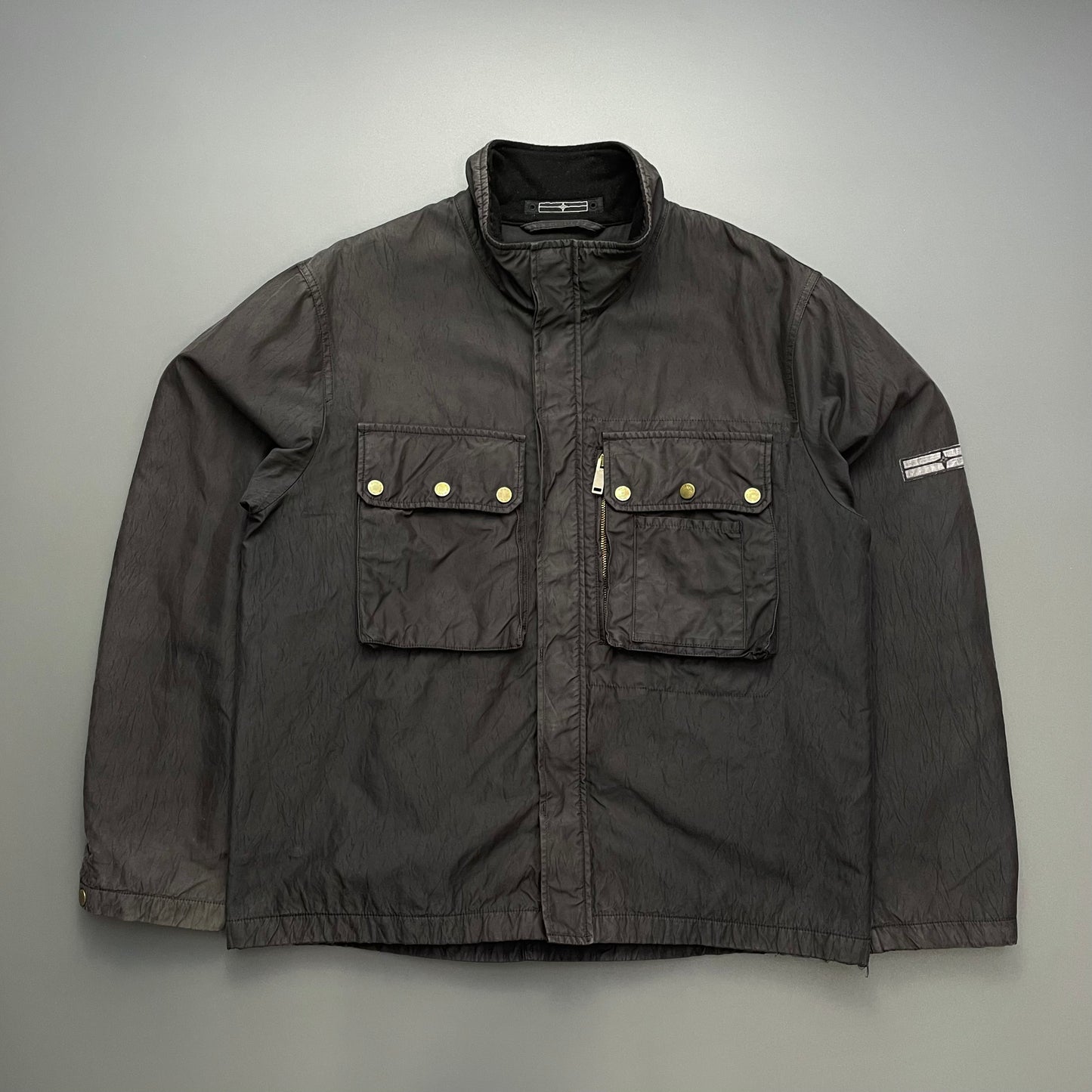 Stone Island Denims Grey AW07 Waxy Coated Field Jacket