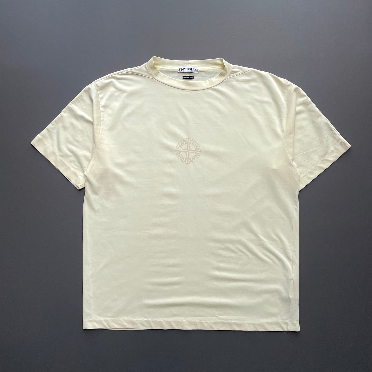 Stone Island Yellow SS98 Technical Emblem T-Shirt