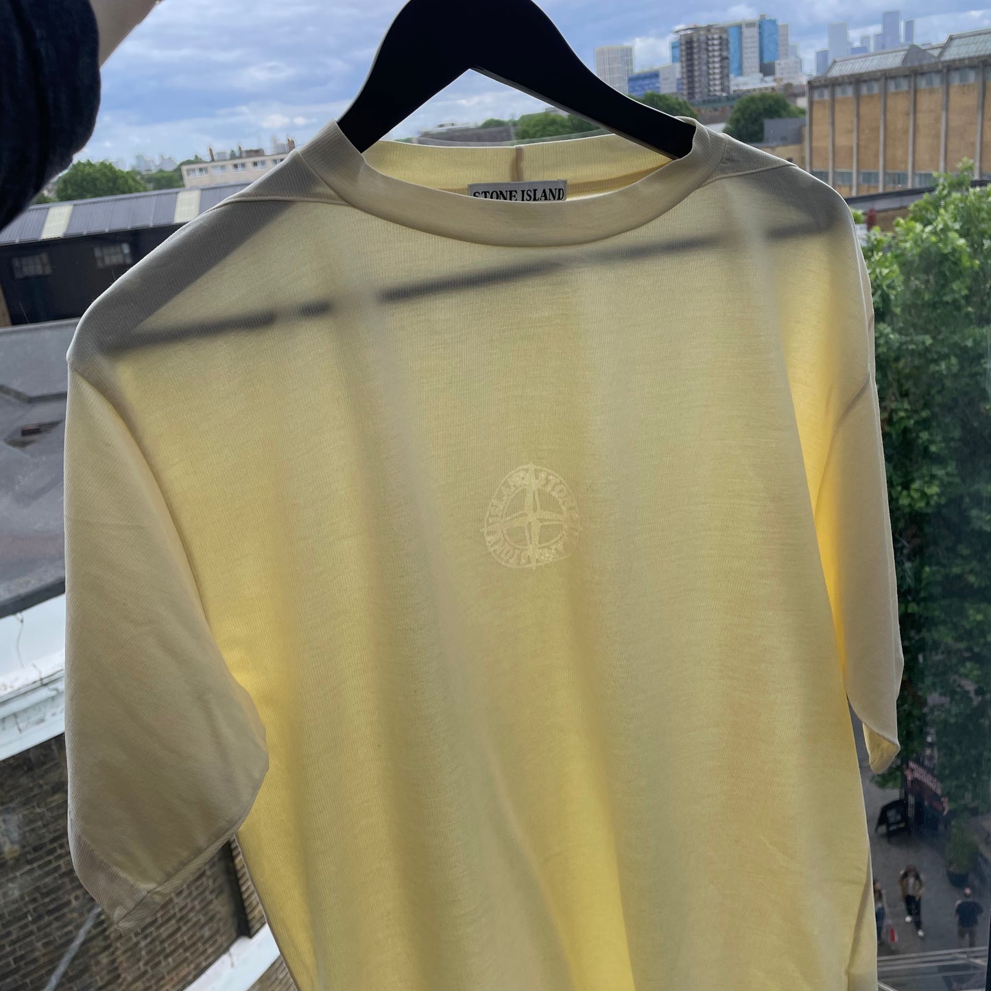 Stone Island Yellow SS98 Technical Emblem T-Shirt
