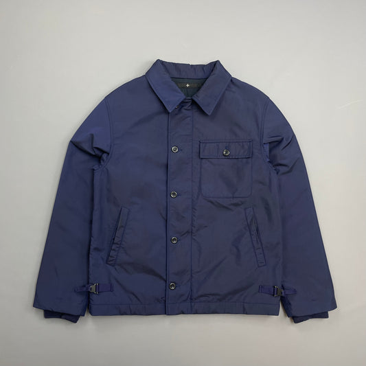 Stone Island Denims Blue AW02 Nylon Padded Harrington Jacket