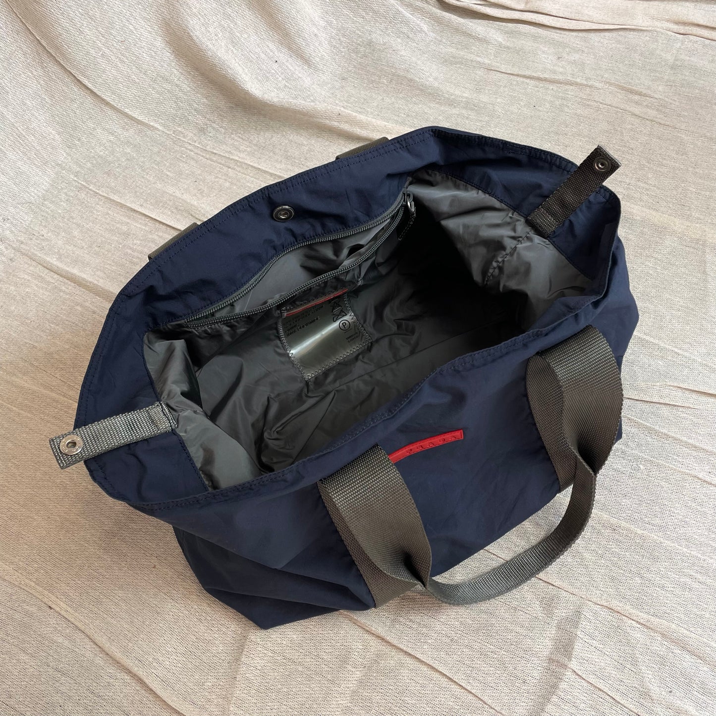Prada Sport Blue 00s Handheld Sports Bag