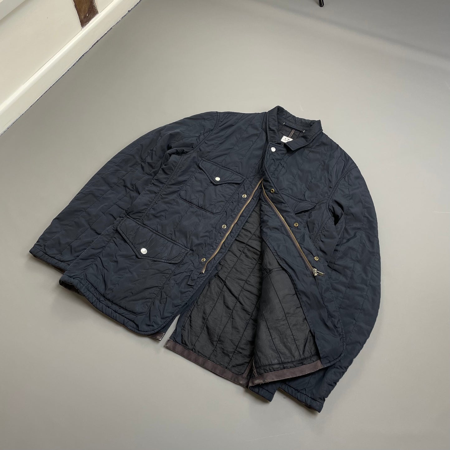 C.P. Company Navy AW08 Midweight Padded Nylon Field Jacket