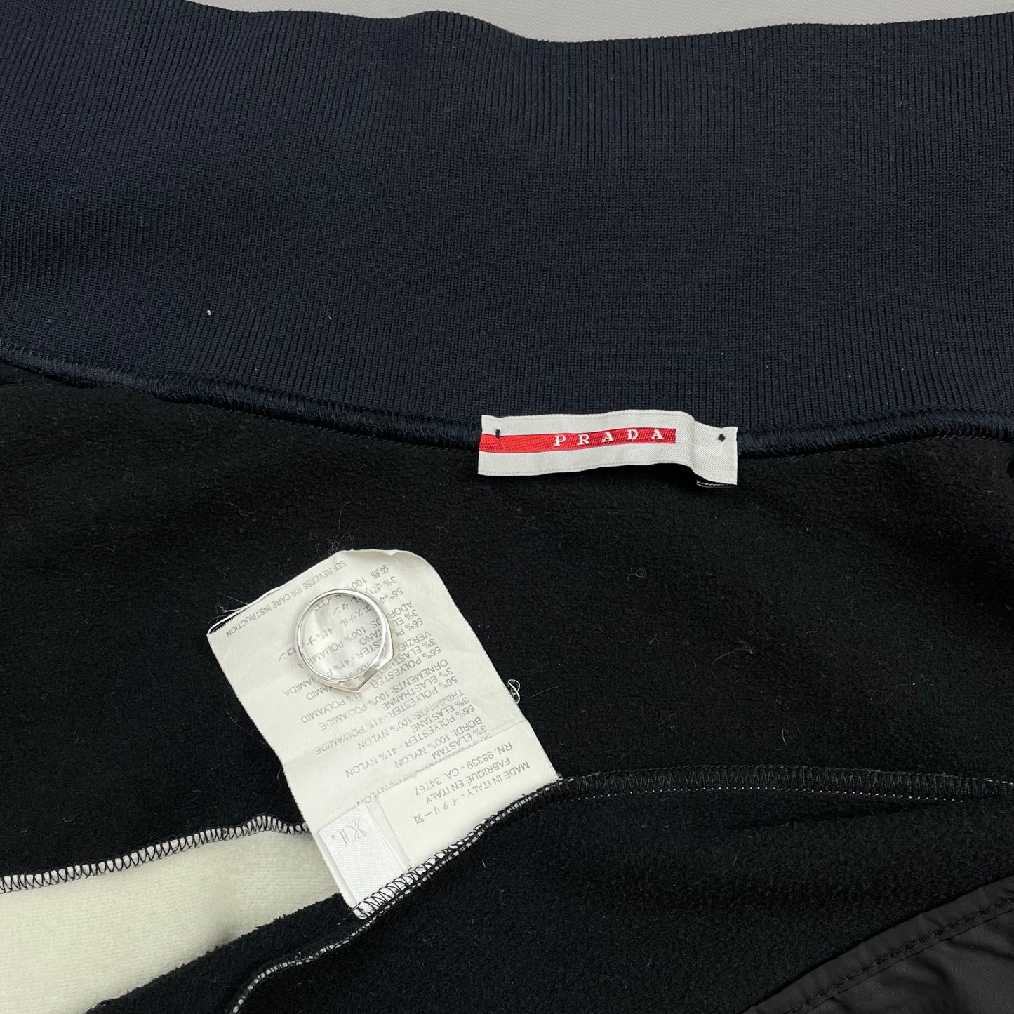 Prada Sport Blue, White & Navy 00s Lined Panelled Track Jacket