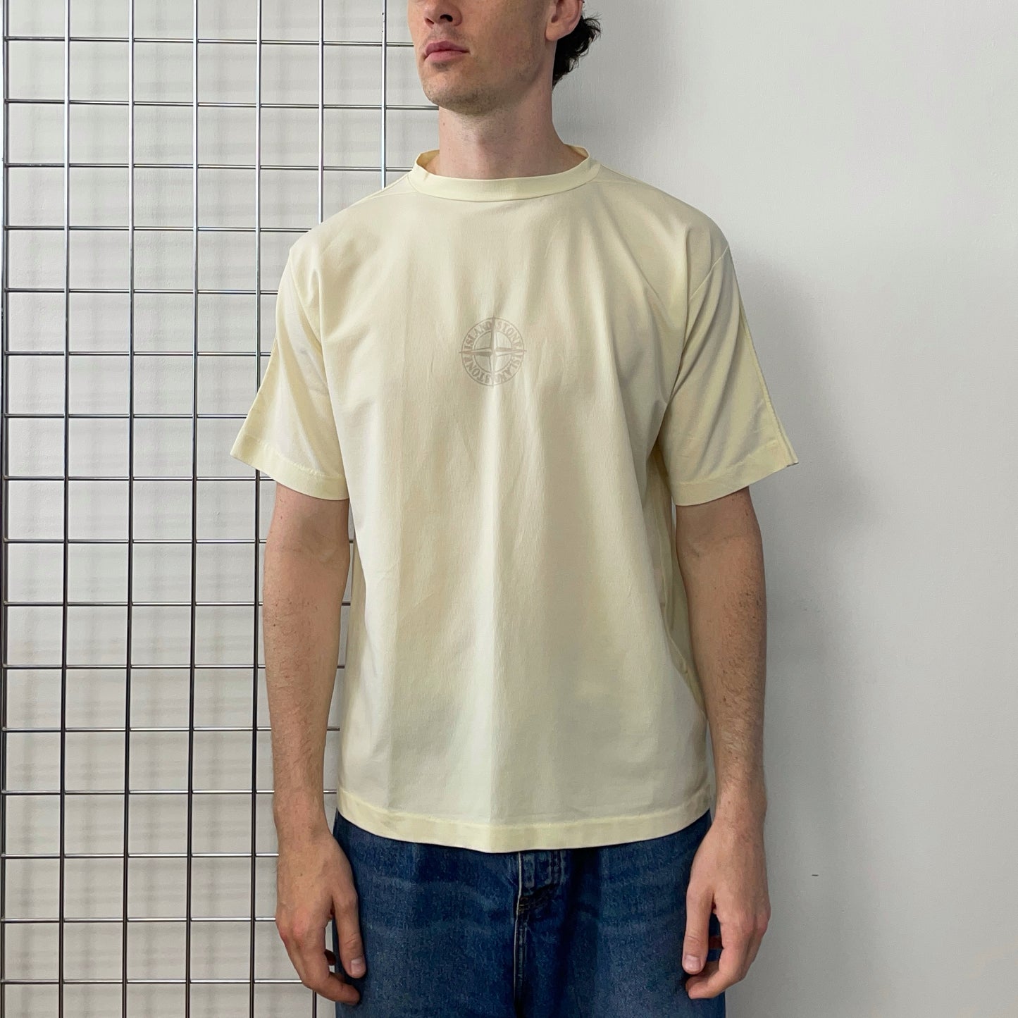 Stone Island Yellow SS98 Technical Emblem T-Shirt
