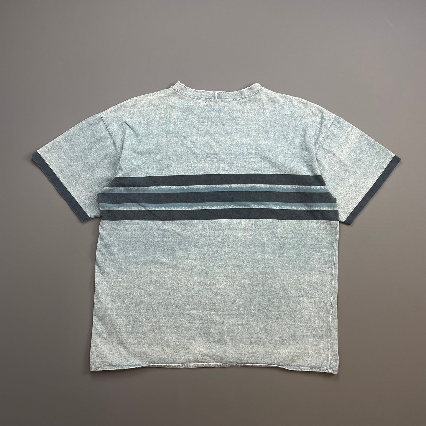 Stone Island Light Blue SS95 Marina Spellout Heavyweight T-Shirt