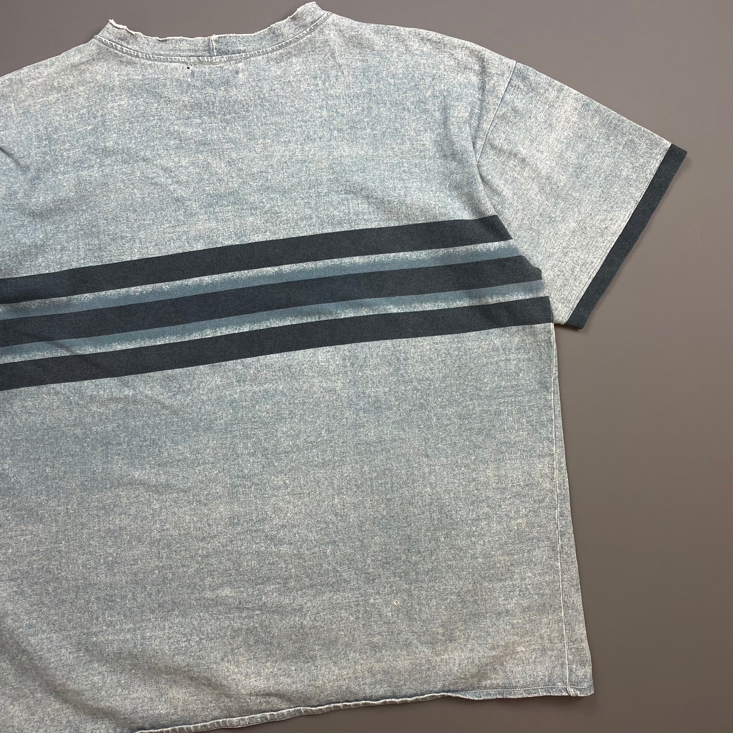 Stone Island Light Blue SS95 Marina Spellout Heavyweight T-Shirt