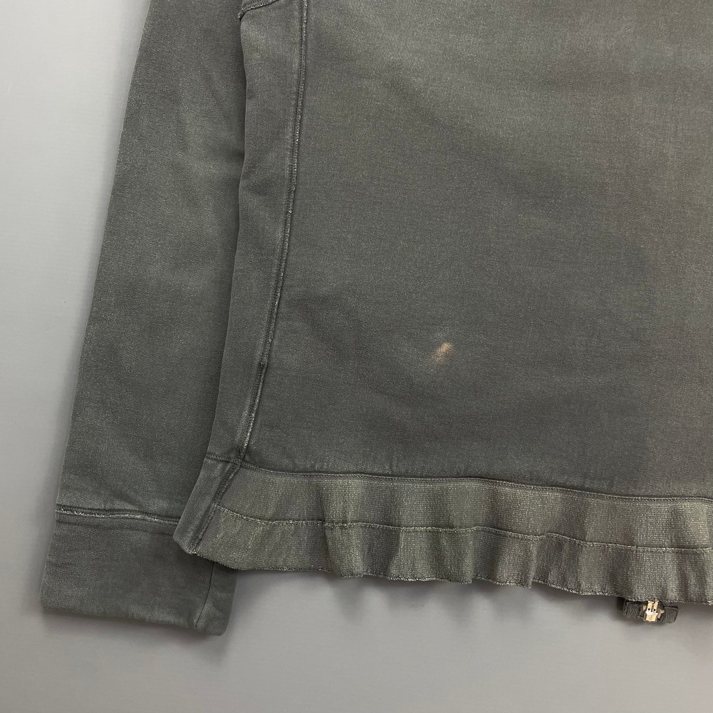 Stone Island Black AW06 Compass Emblem Zip-Through Cotton Jacket