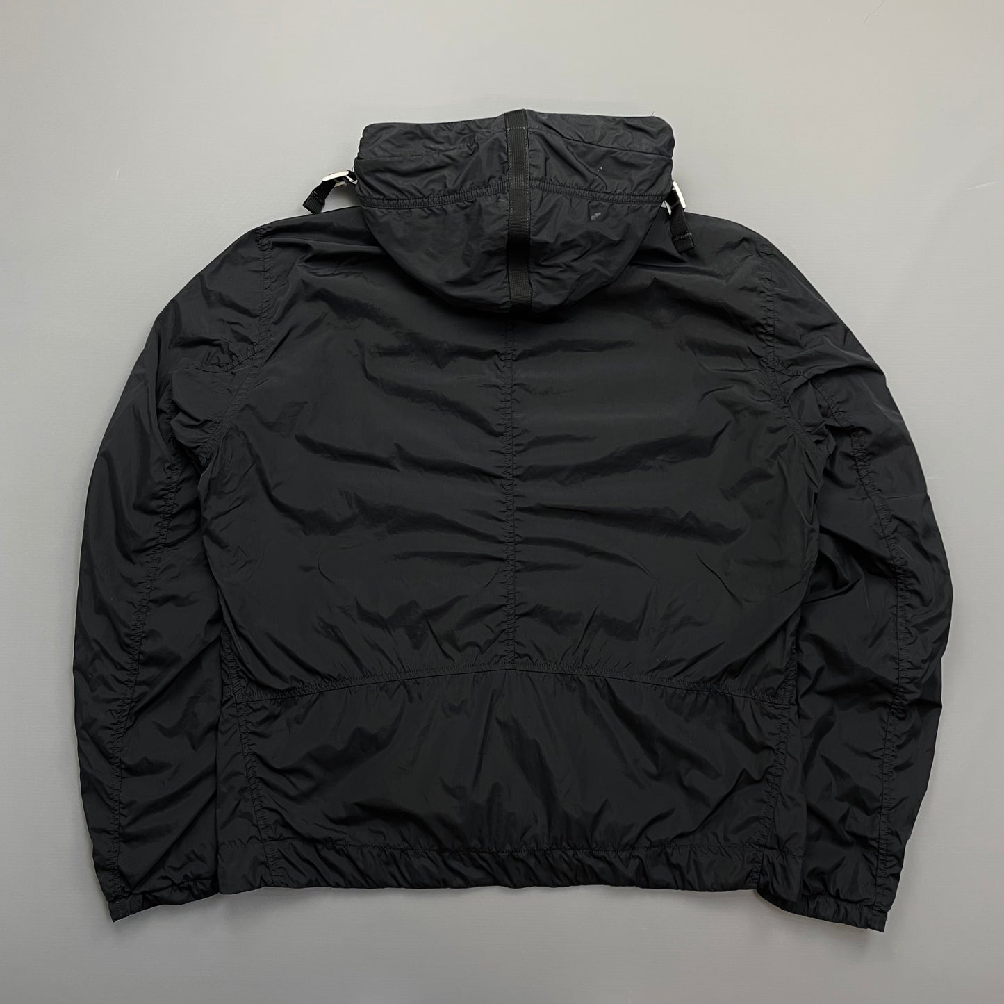 C.P. Company Black AW09 Watchviewer Cotton-Lined Hooded Nylon Jacket
