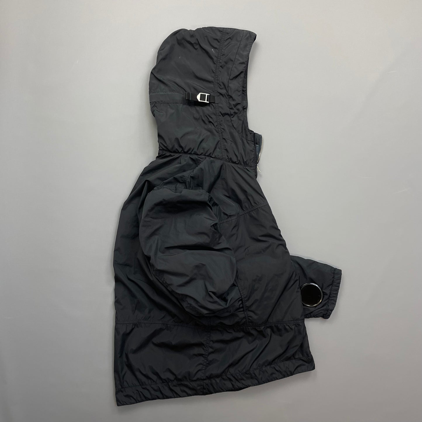 C.P. Company Black AW09 Watchviewer Cotton-Lined Hooded Nylon Jacket