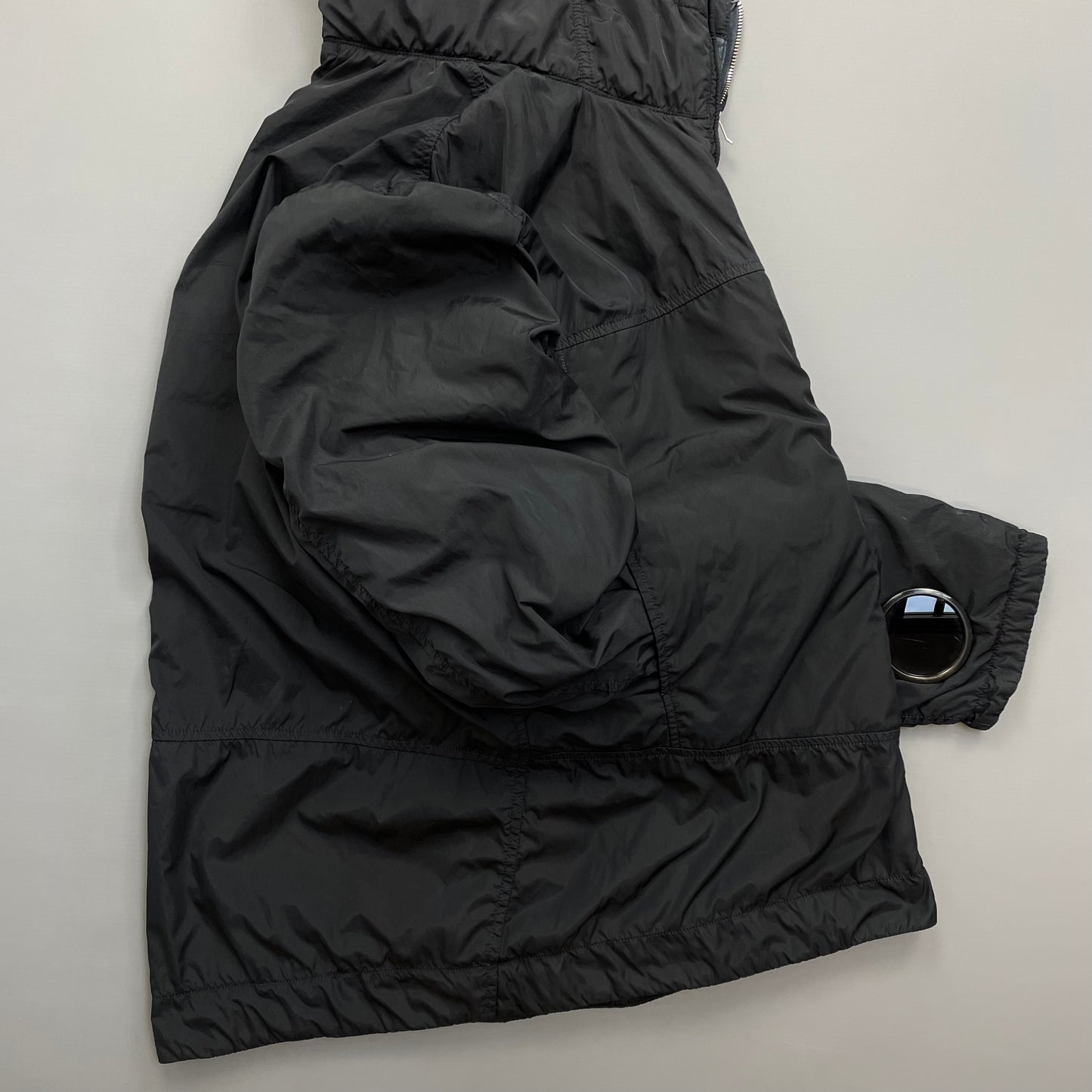 C.P. Company Black AW09 Watchviewer Cotton-Lined Hooded Nylon Jacket