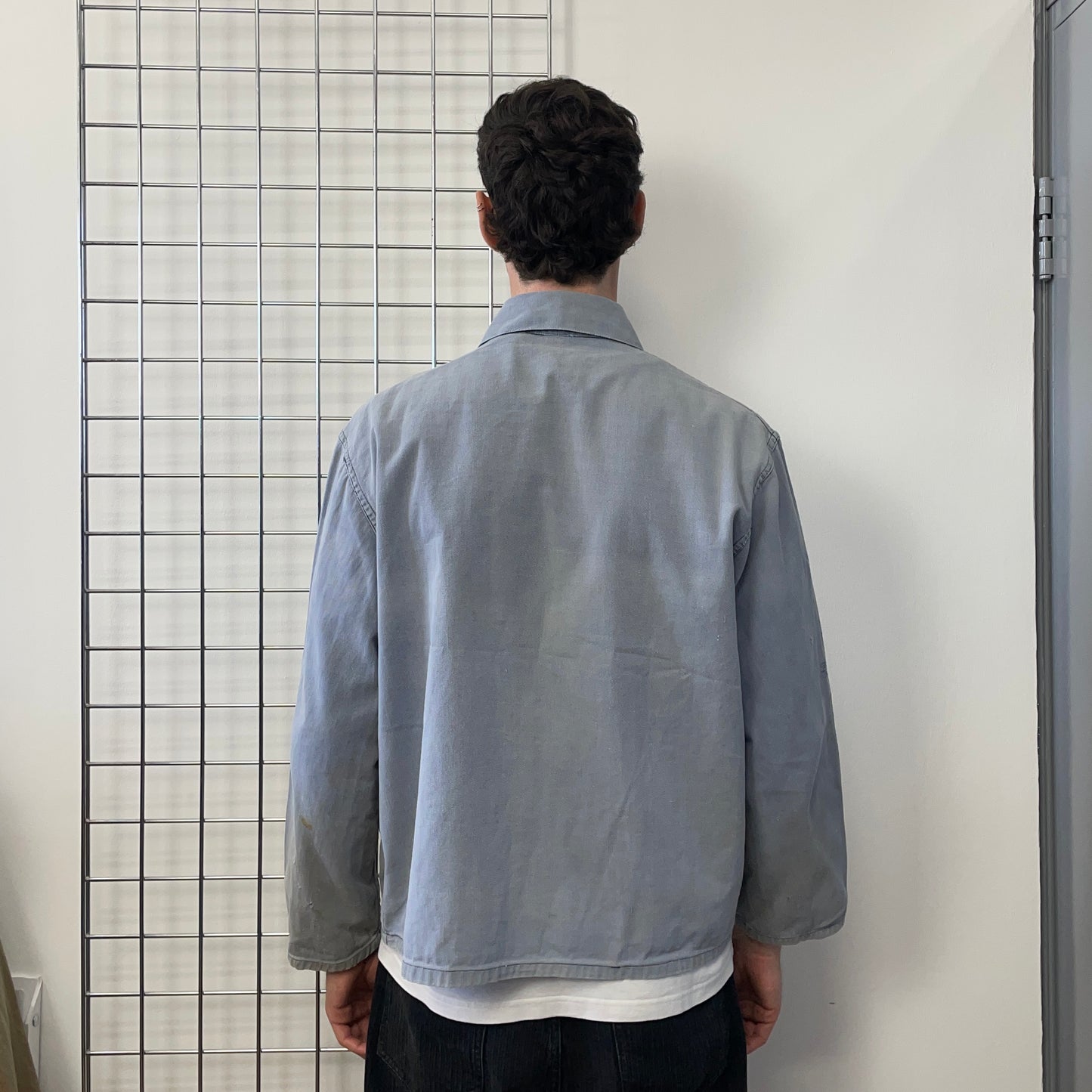 Vintage Blue 60s/70s German Chore Jacket