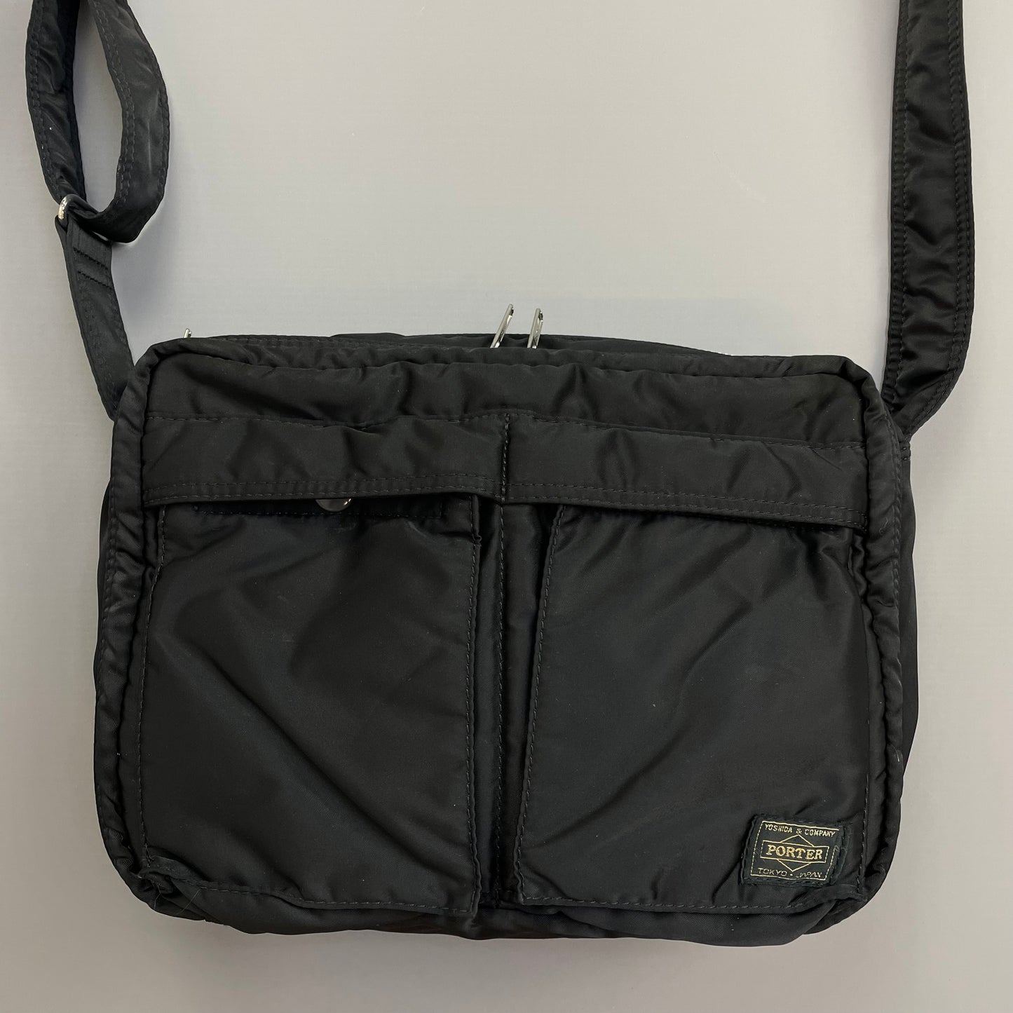 Porter Yoshida & Co. Black Nylon Tanker Crossbody Shoulder Bag