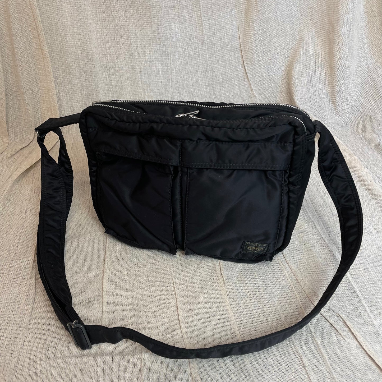 Porter Yoshida & Co. Black Nylon Tanker Crossbody Shoulder Bag