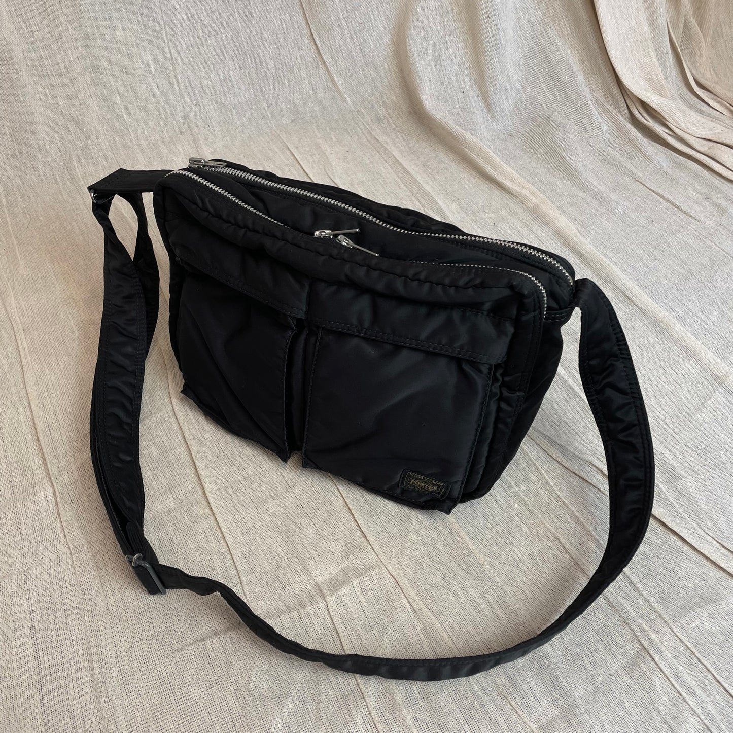 Porter Yoshida & Co. Black Nylon Tanker Crossbody Shoulder Bag