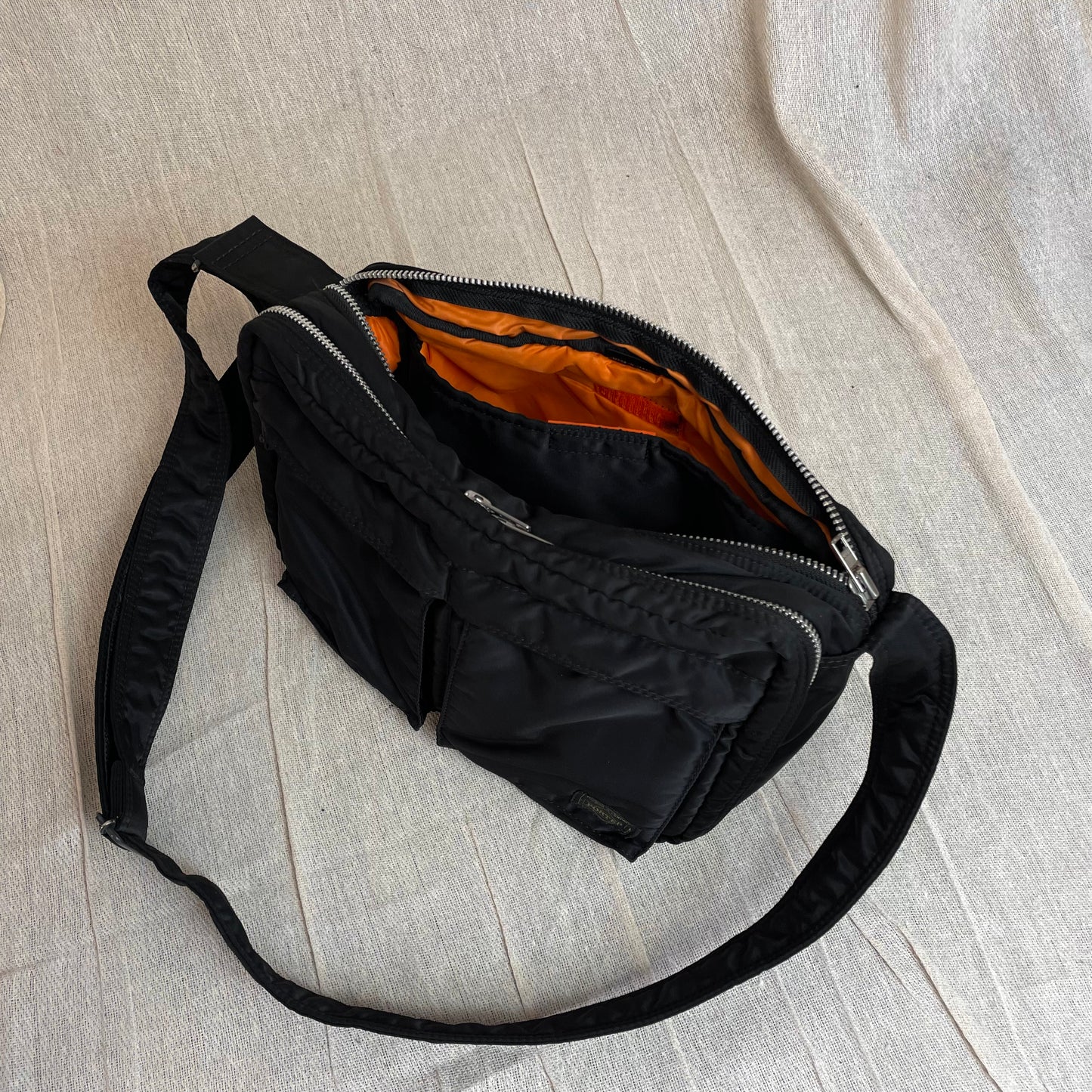 Porter Yoshida & Co. Black Nylon Tanker Crossbody Shoulder Bag