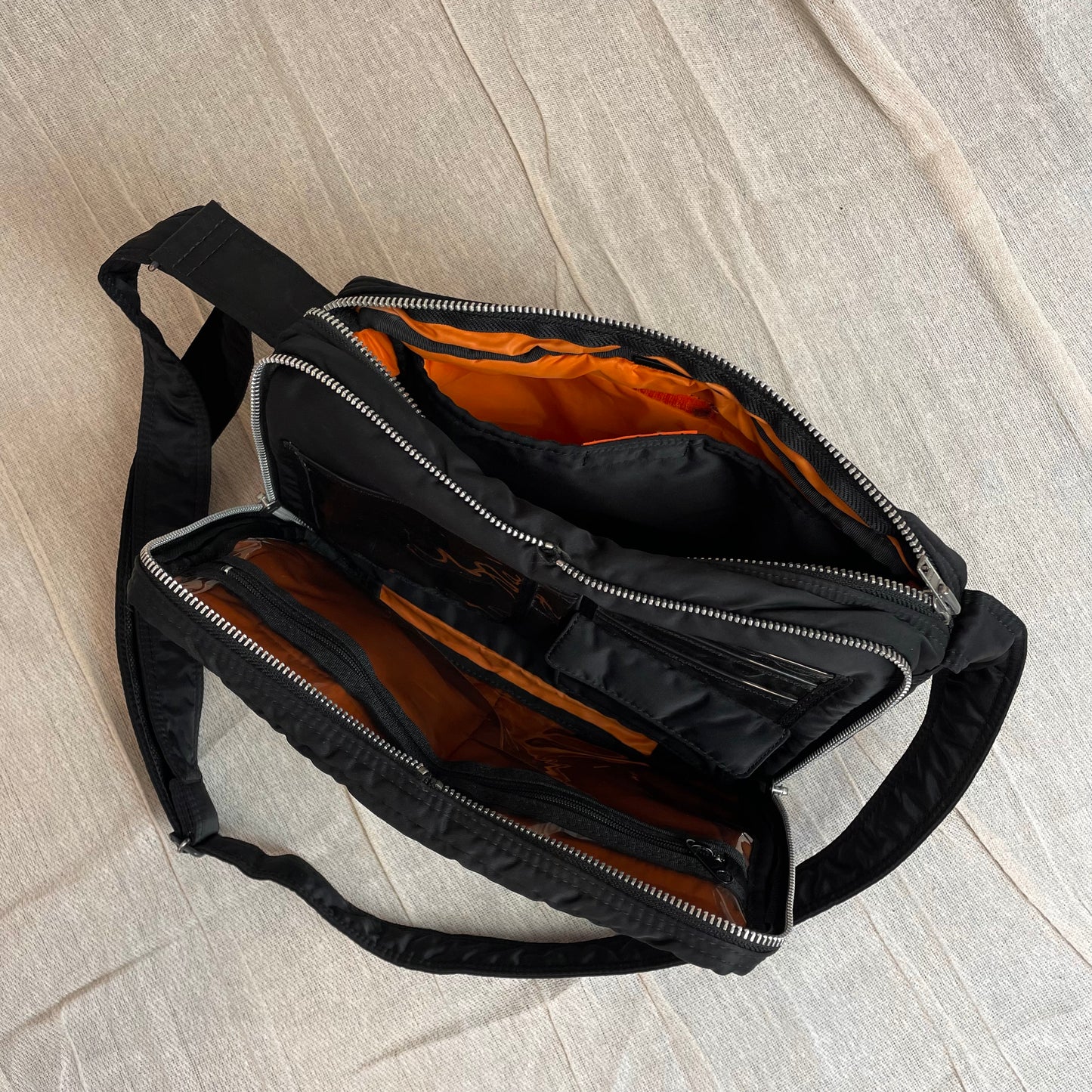 Porter Yoshida & Co. Black Nylon Tanker Crossbody Shoulder Bag