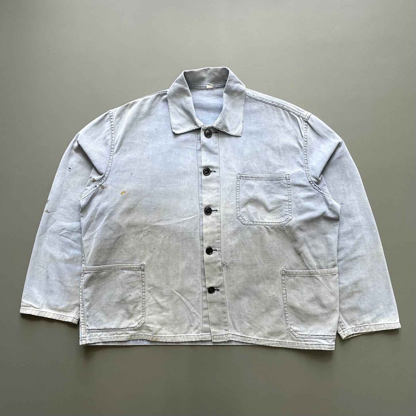 Vintage Blue 60s/70s German Chore Jacket