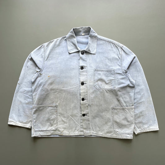 Vintage Blue 60s/70s German Chore Jacket