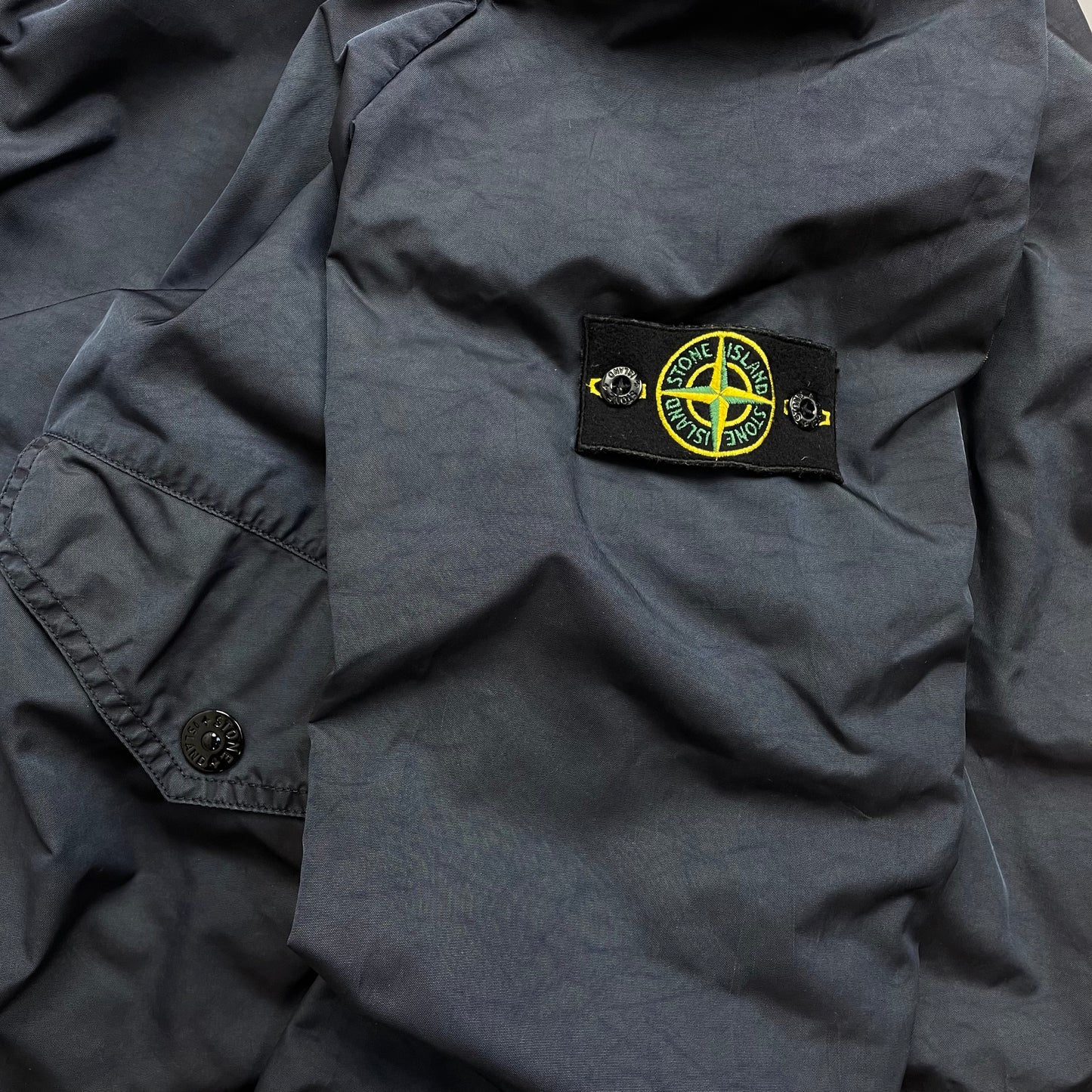 Stone Island Navy SS11 Lightweight Nylon Sheen Bomber Jacket