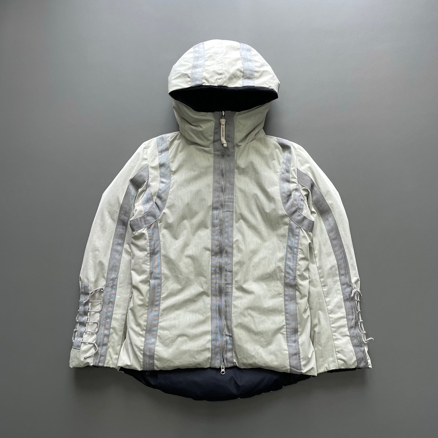 C.P. Company Grey & Black AW04 Women's Donna Down Puffer Jacket