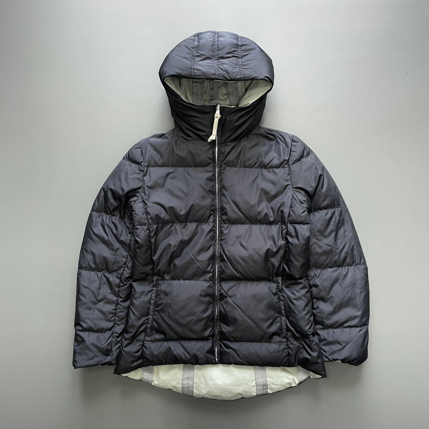 C.P. Company Grey & Black AW04 Women's Donna Down Puffer Jacket