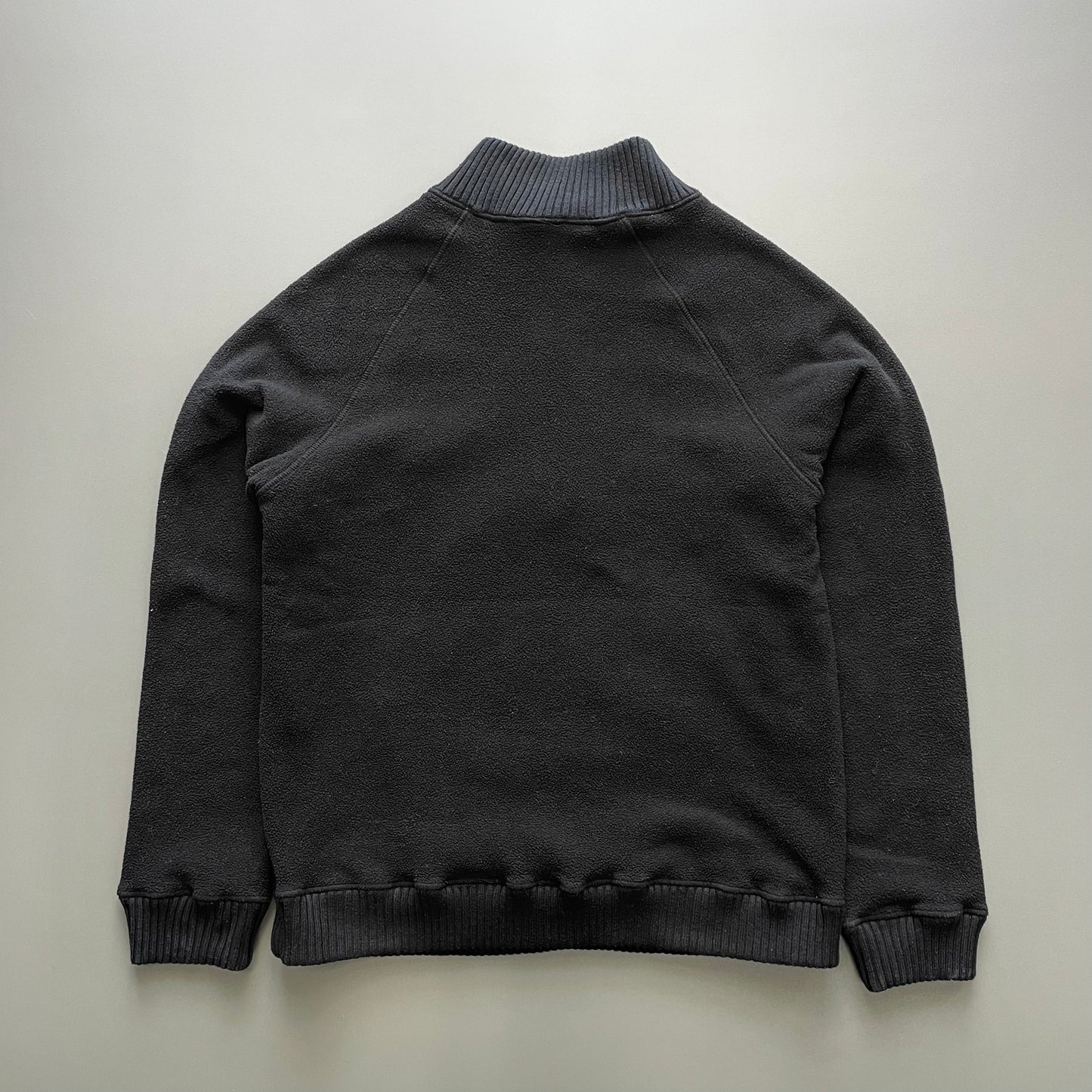 Prada Sport Black 00s Half-Zip Fleece Jumper
