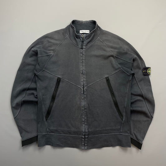 Stone Island Grey SS06 Lightweight Cotton Zip-Through Jacket