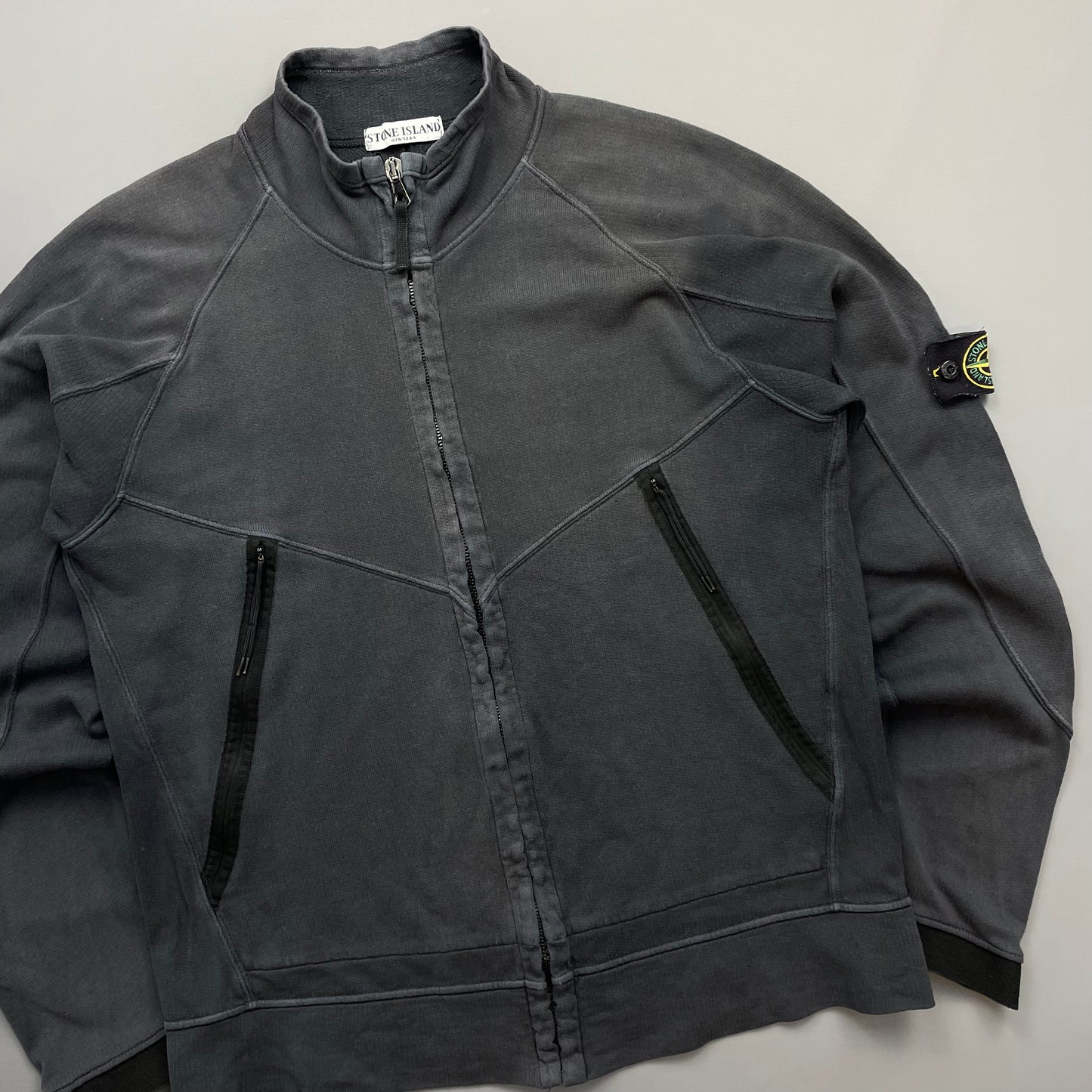 Stone Island Grey SS06 Lightweight Cotton Zip-Through Jacket