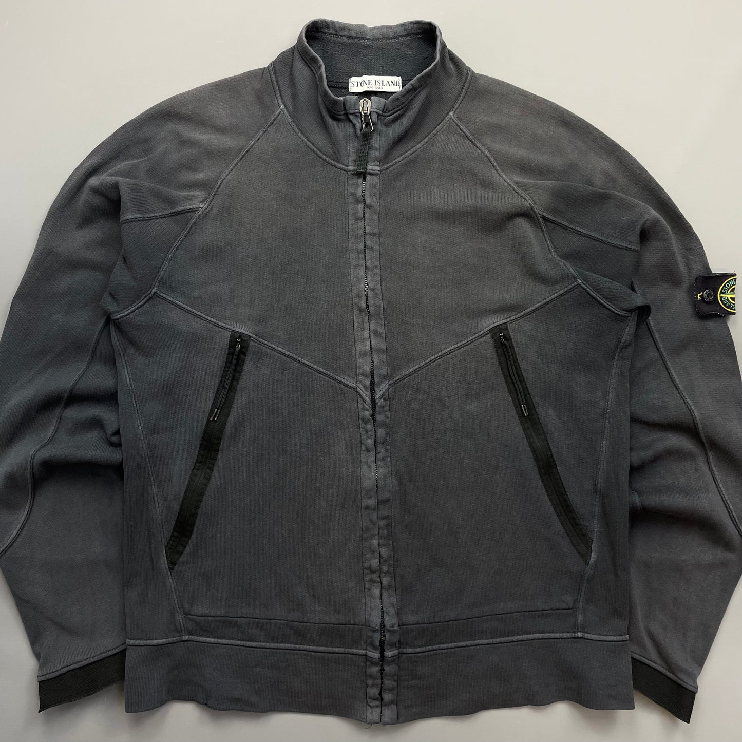 Stone Island Grey SS06 Lightweight Cotton Zip-Through Jacket