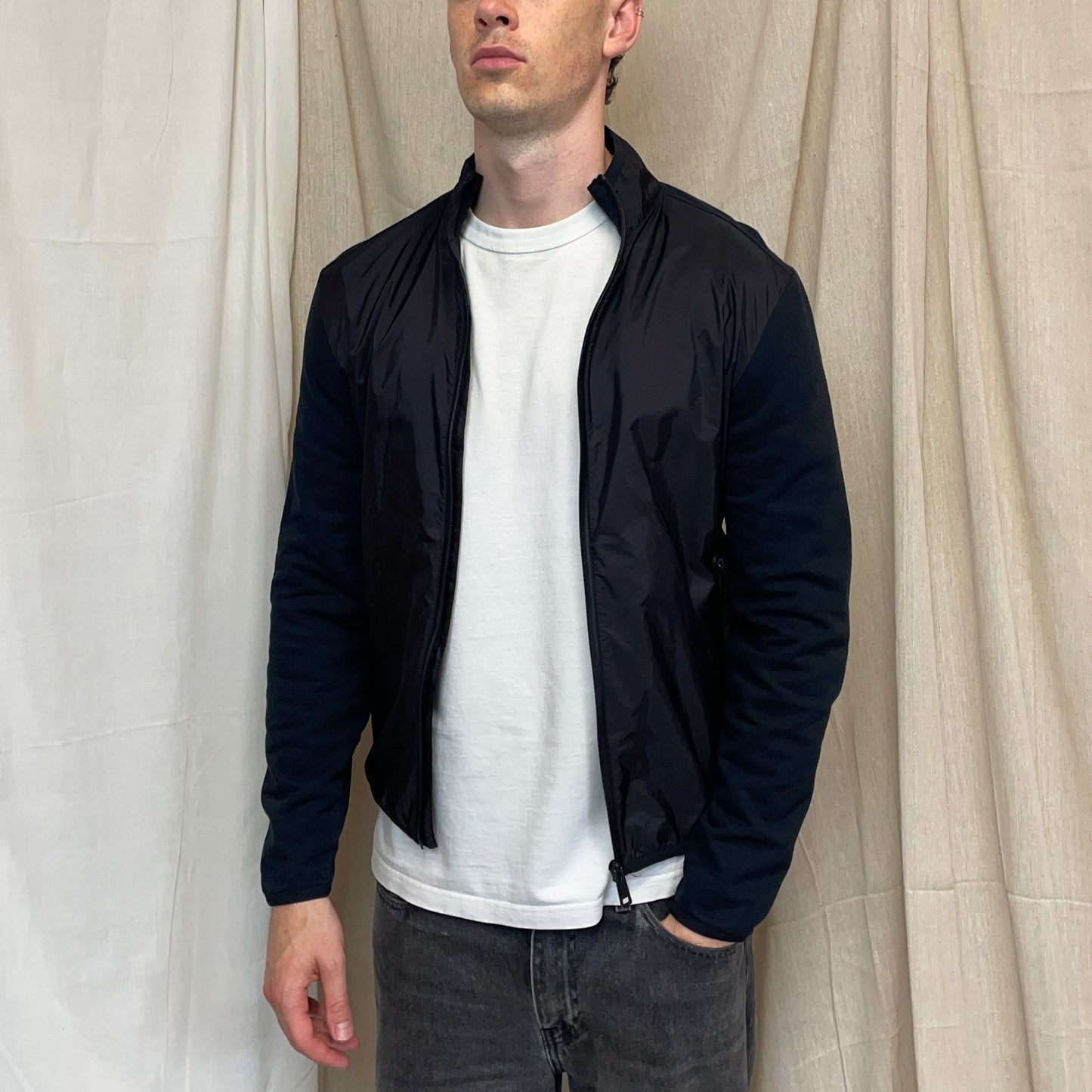 Prada Black 2019 Nylon Panelled Track Jacket