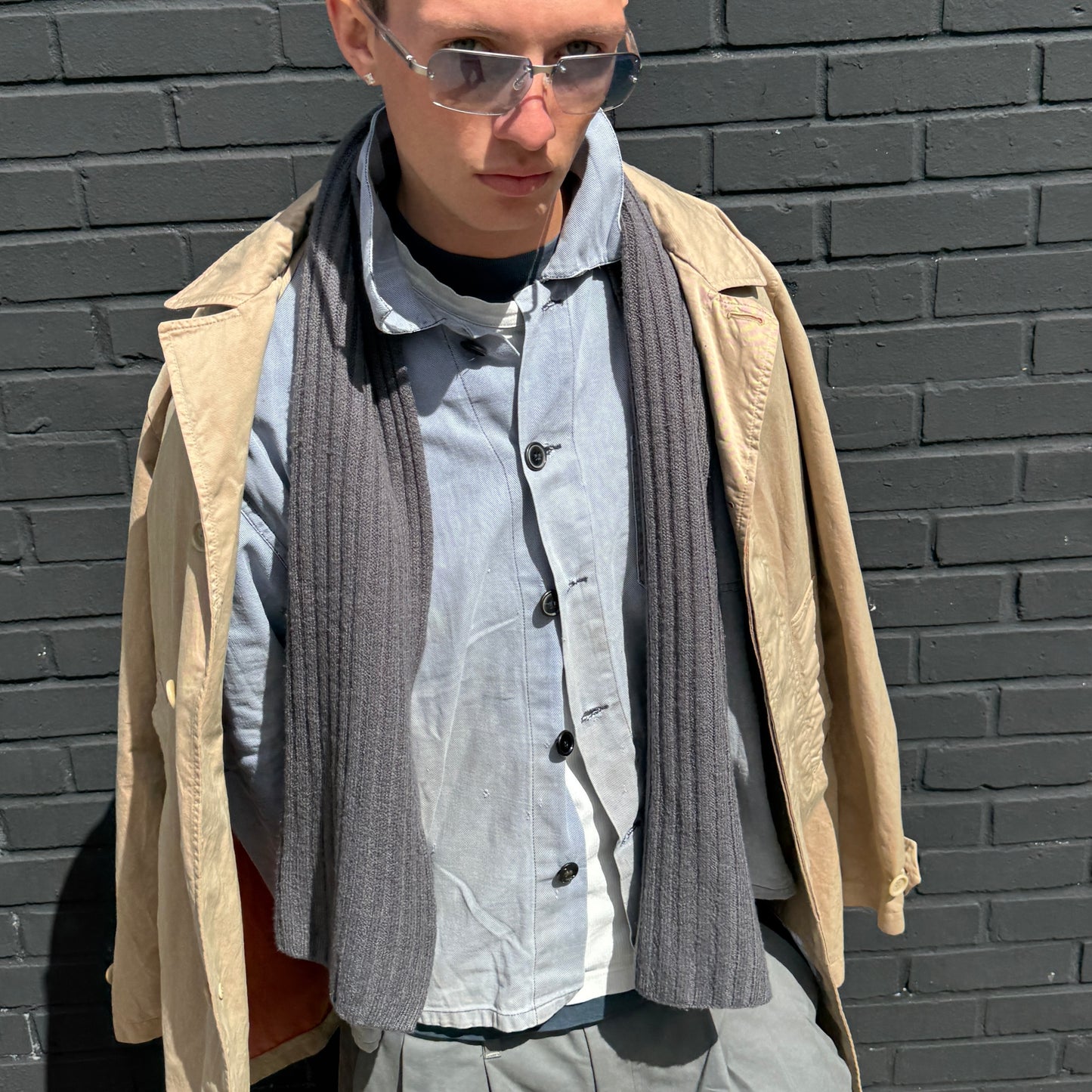 Vintage Blue 60s/70s German Chore Jacket