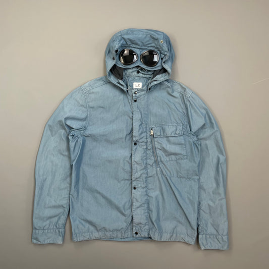 C.P. Company Blue 50 Fili Removable Hood Goggle Jacket