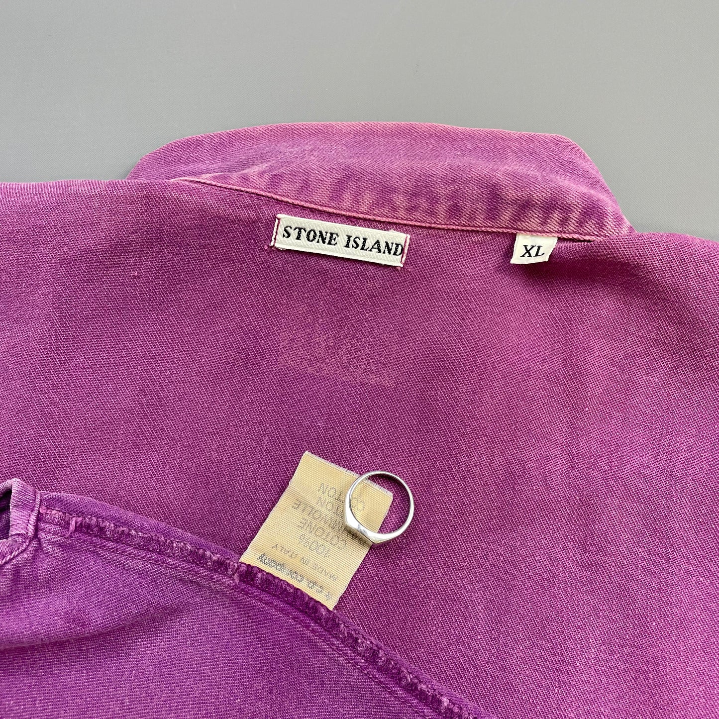 Stone Island Marina Purple 80s Short Sleeve Shirt
