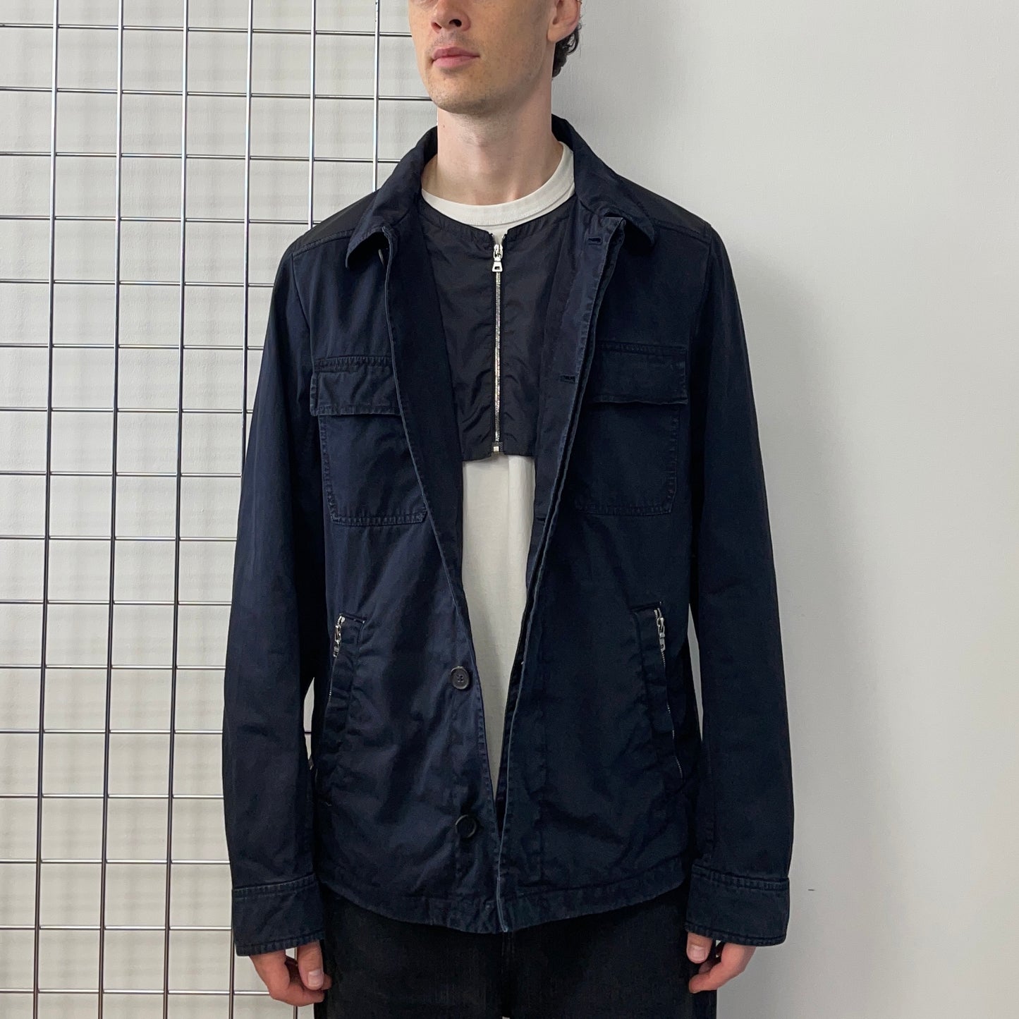 Prada Sport Navy 00s Multi-Pocket Jacket