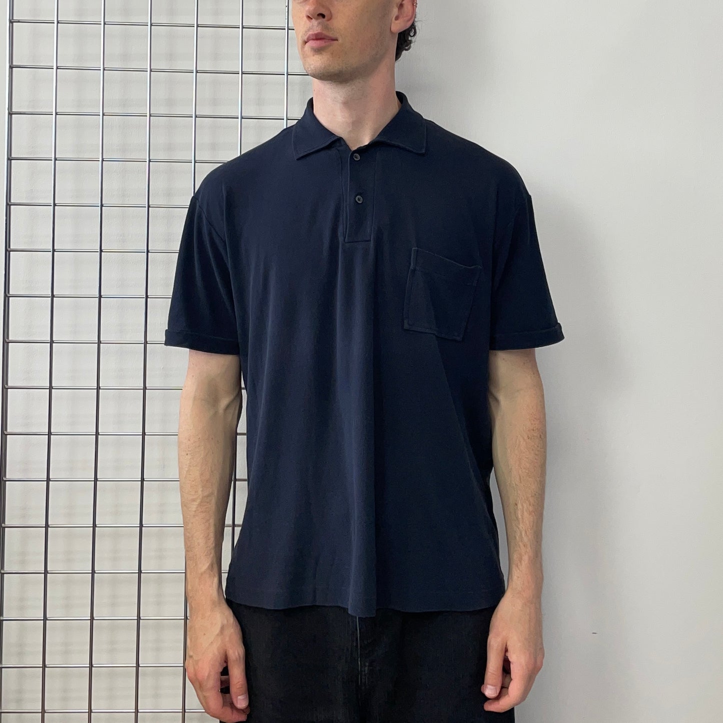 C.P. Company Navy SS99 Short Sleeve Polo Shirt