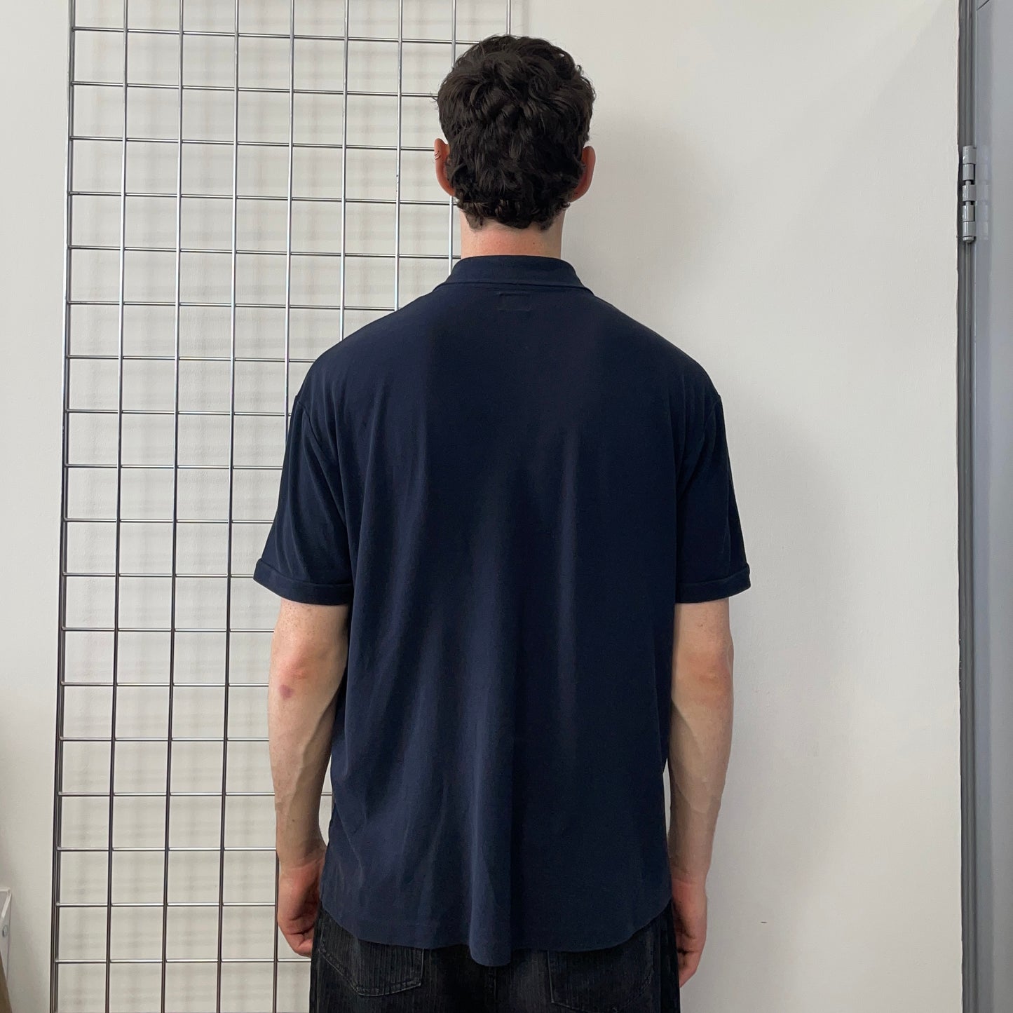 C.P. Company Navy SS99 Short Sleeve Polo Shirt