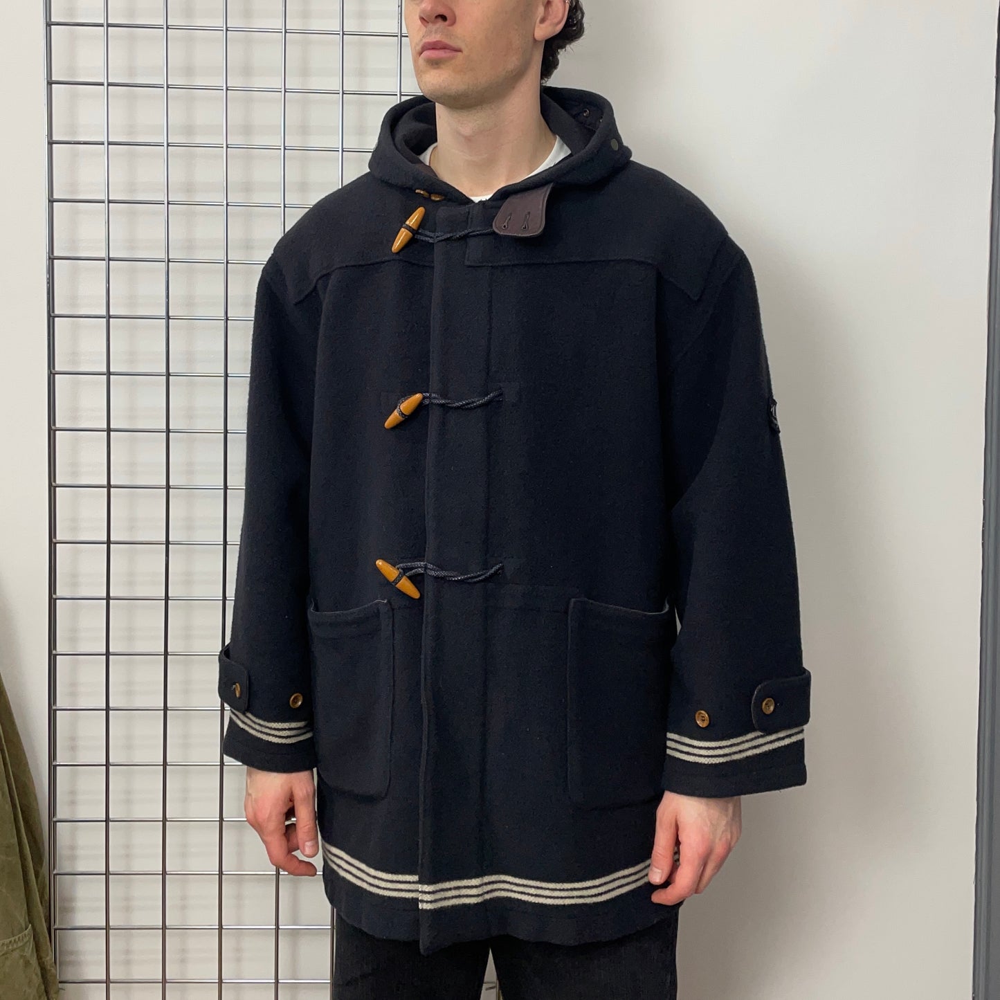 C.P. Company Navy 1993 Ideas From Massimo Osti Hooded Wool Duffle Coat