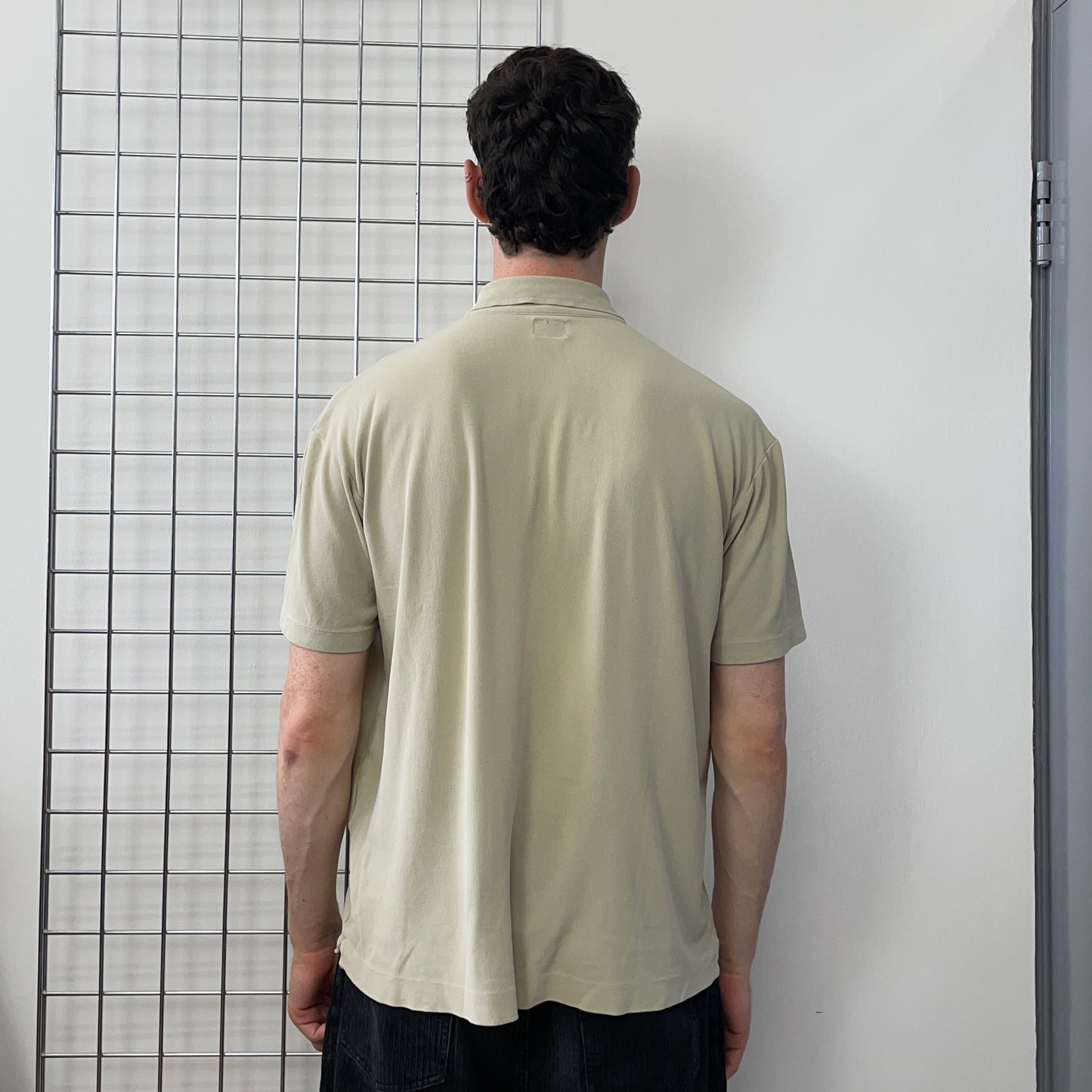 C.P. Company Beige SS99 Short Sleeve Polo Shirt