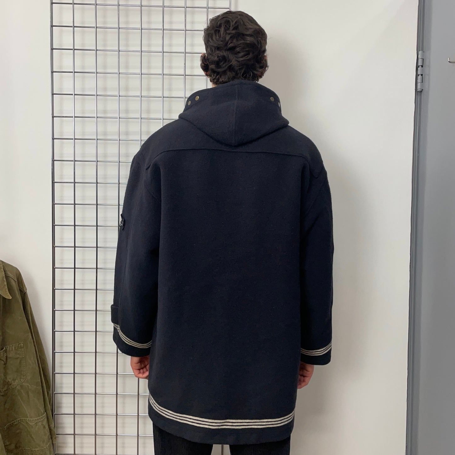 C.P. Company Navy 1993 Ideas From Massimo Osti Hooded Wool Duffle Coat