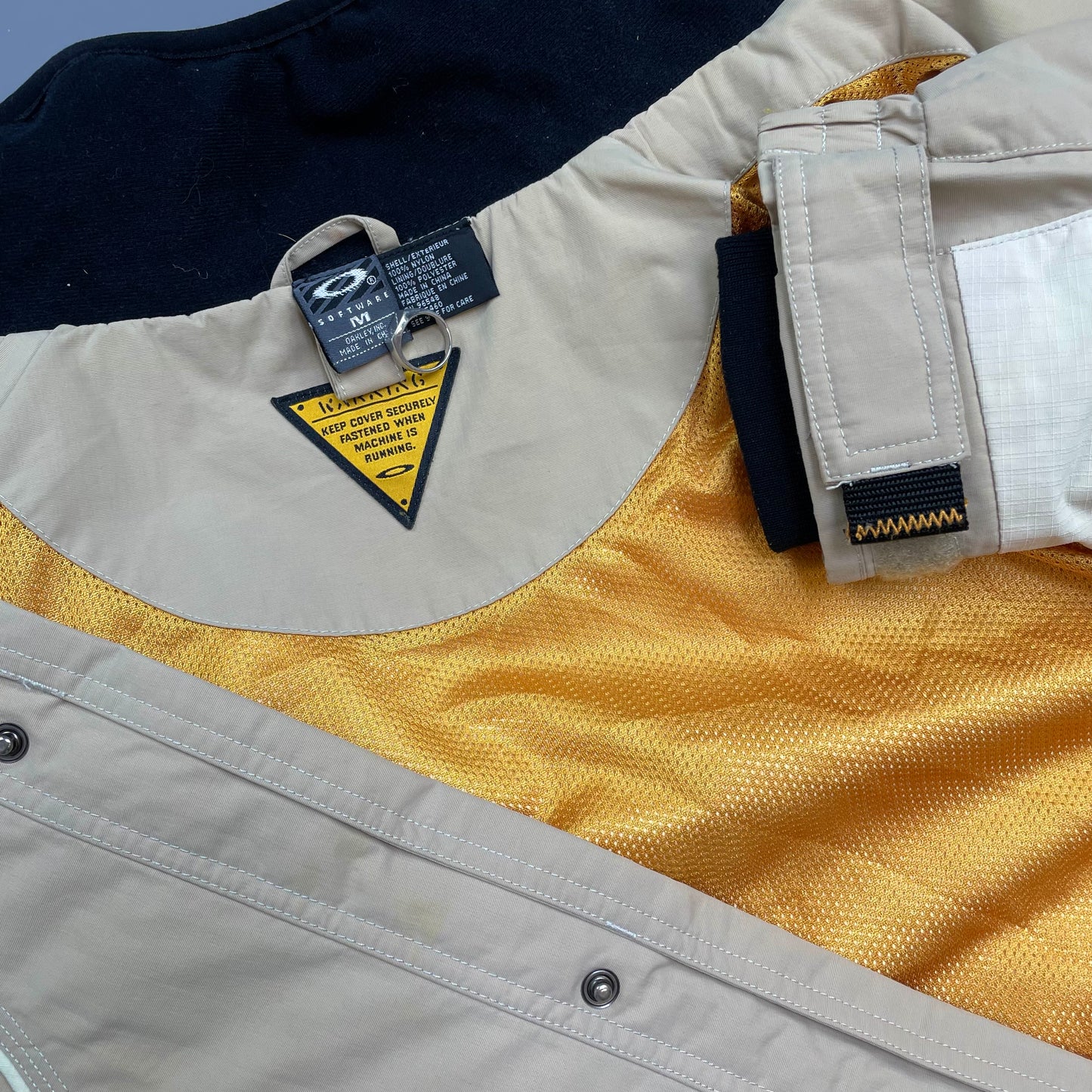 Oakley Software Beige & Cream 00s Multi-Pocket Technical Ski Jacket