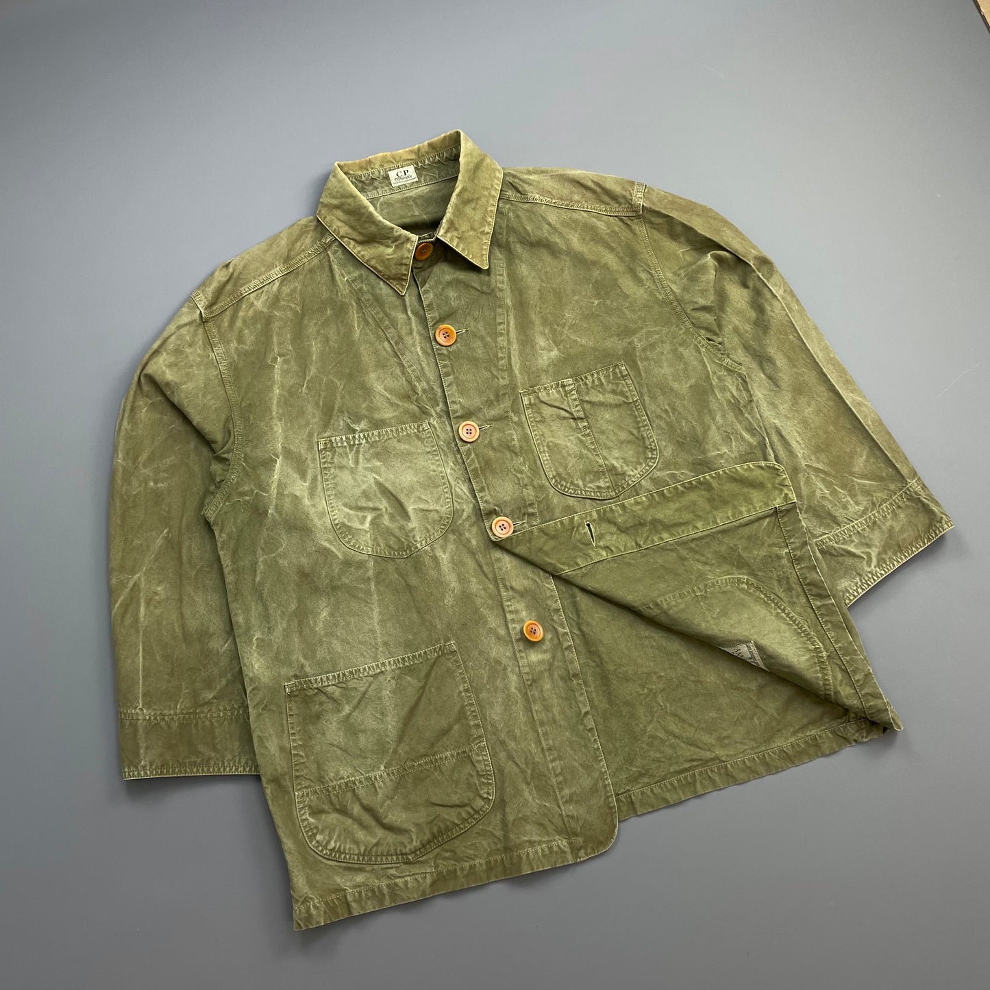 C.P. Company Tan Brown 80s Ideas From Massimo Osti Canvas Chore Jacket