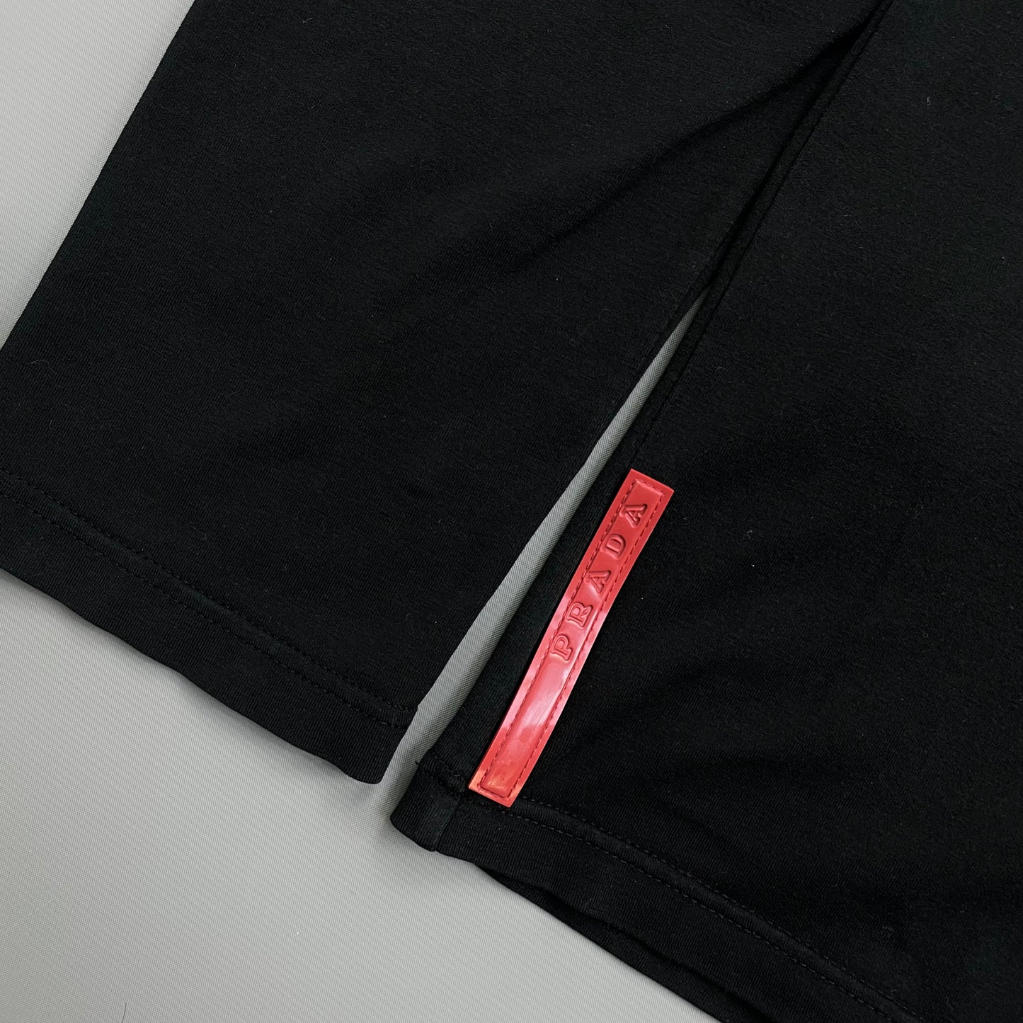 Prada Sport Black 00s Long Sleeve Rear Pocket Elastane T-Shirt