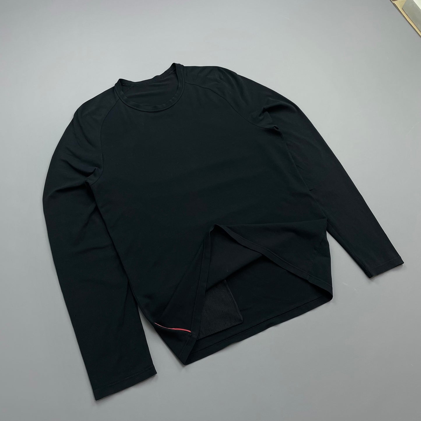 Prada Sport Black 00s Long Sleeve Rear Pocket Elastane T-Shirt