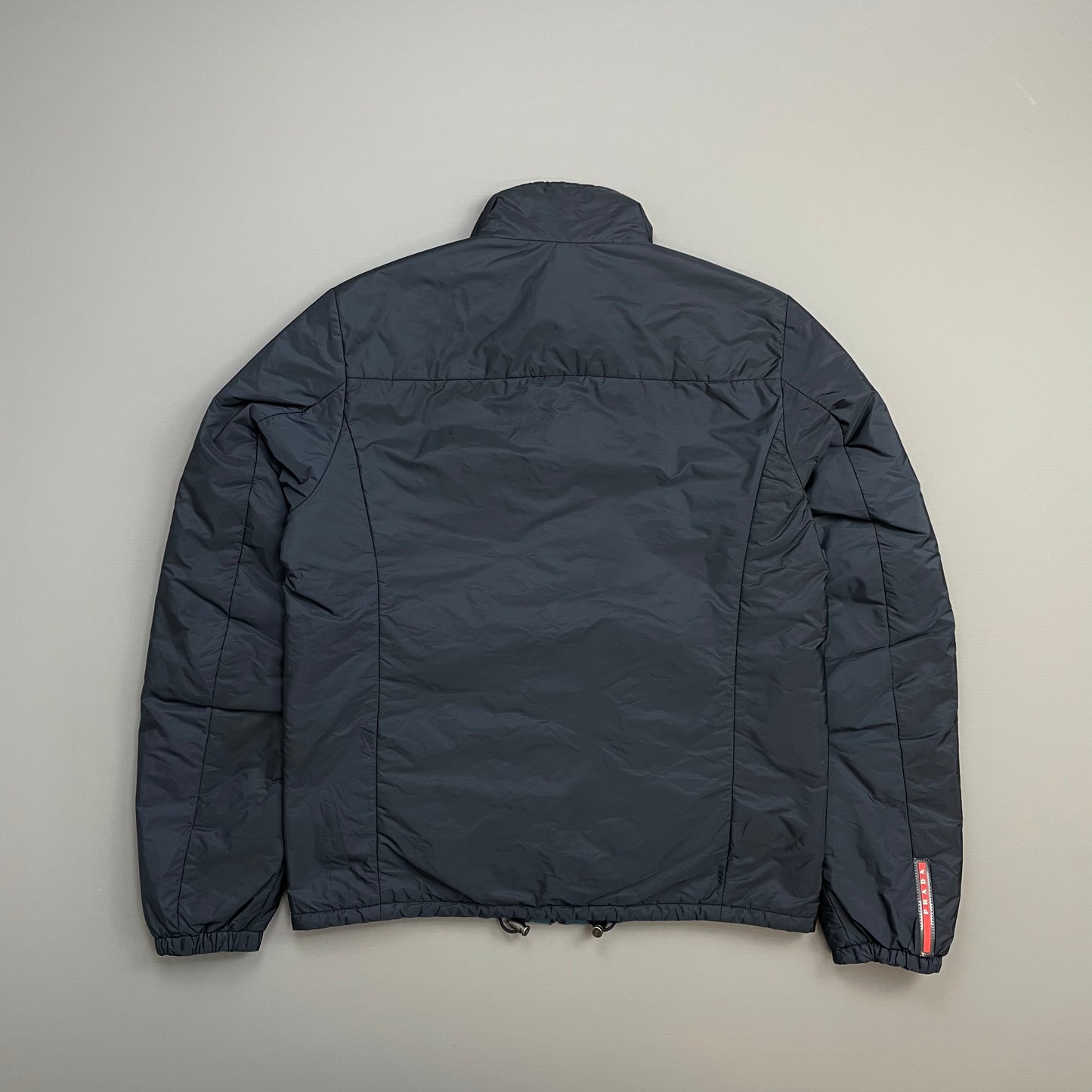 Prada Sport Navy & Blue 2014 Nylon Padded Harrington Bomber Jacket