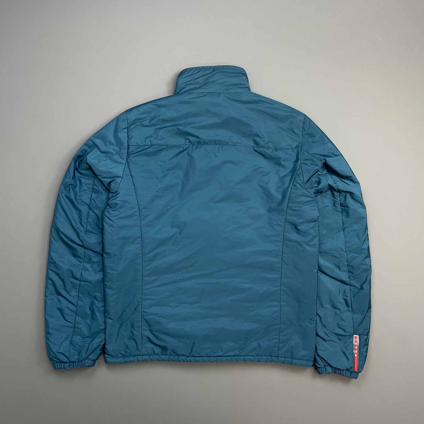 Prada Sport Navy & Blue 2014 Nylon Padded Harrington Bomber Jacket