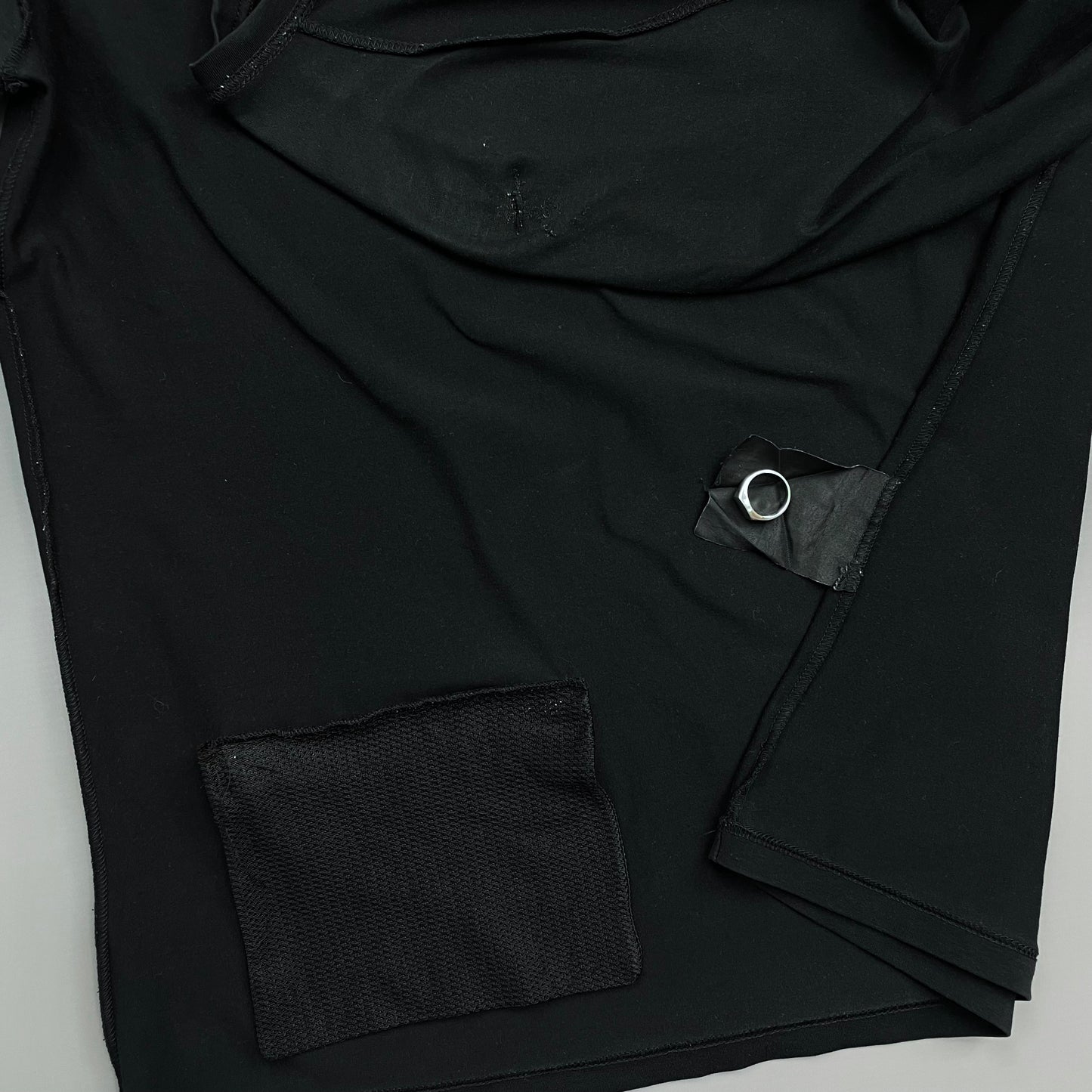 Prada Sport Black 00s Long Sleeve Rear Pocket Elastane T-Shirt