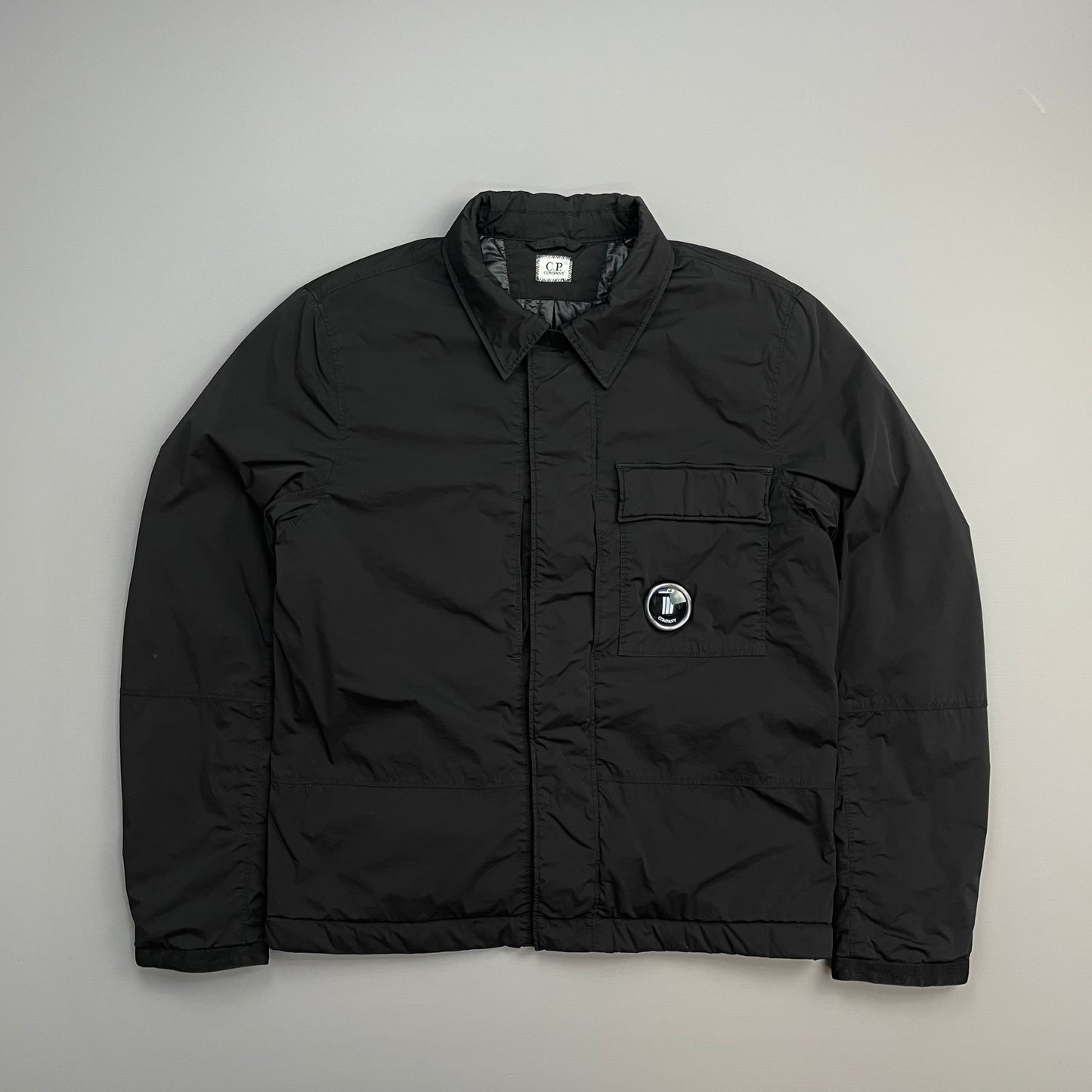 C.P. Company Black Nylon Nycra Padded Jacket