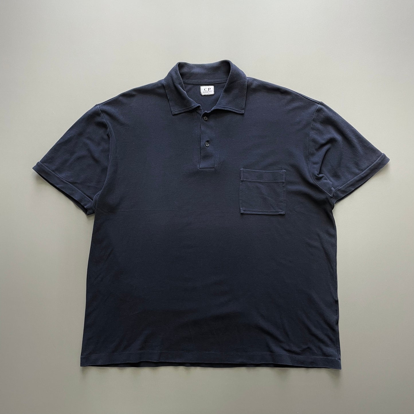 C.P. Company Navy SS99 Short Sleeve Polo Shirt