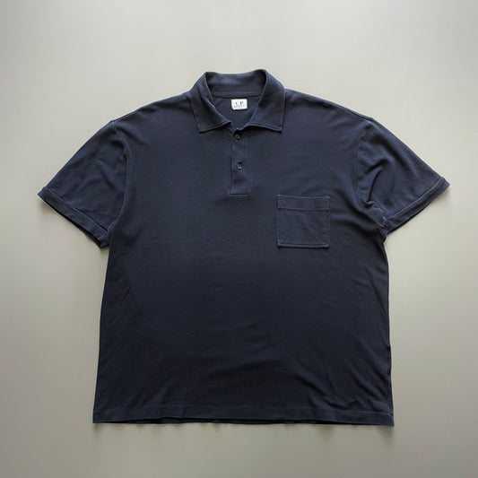 C.P. Company Navy SS99 Short Sleeve Polo Shirt